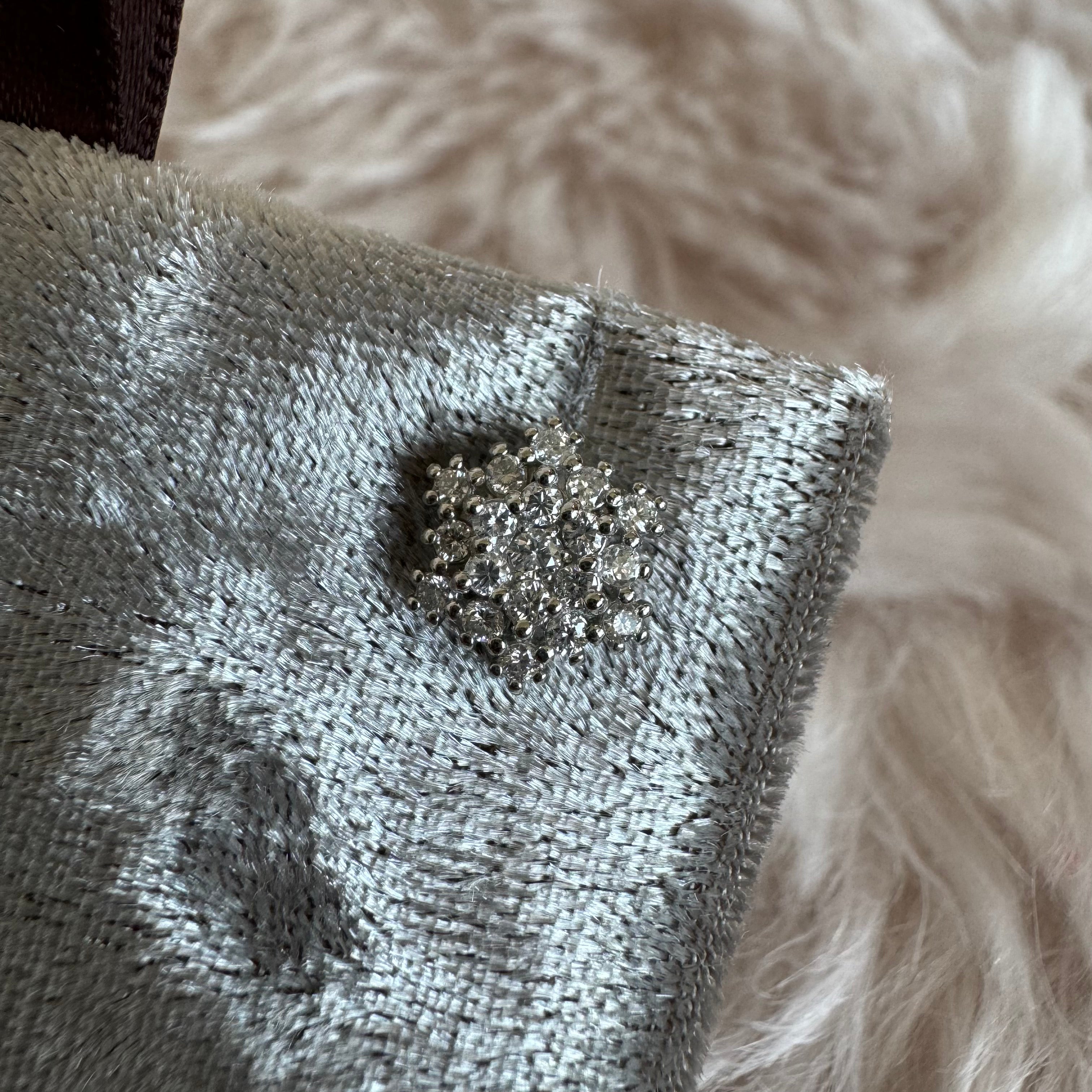 雪の結晶ピアス D 0.3ct 前後×2|A Jewelry Box 公式通販サイト