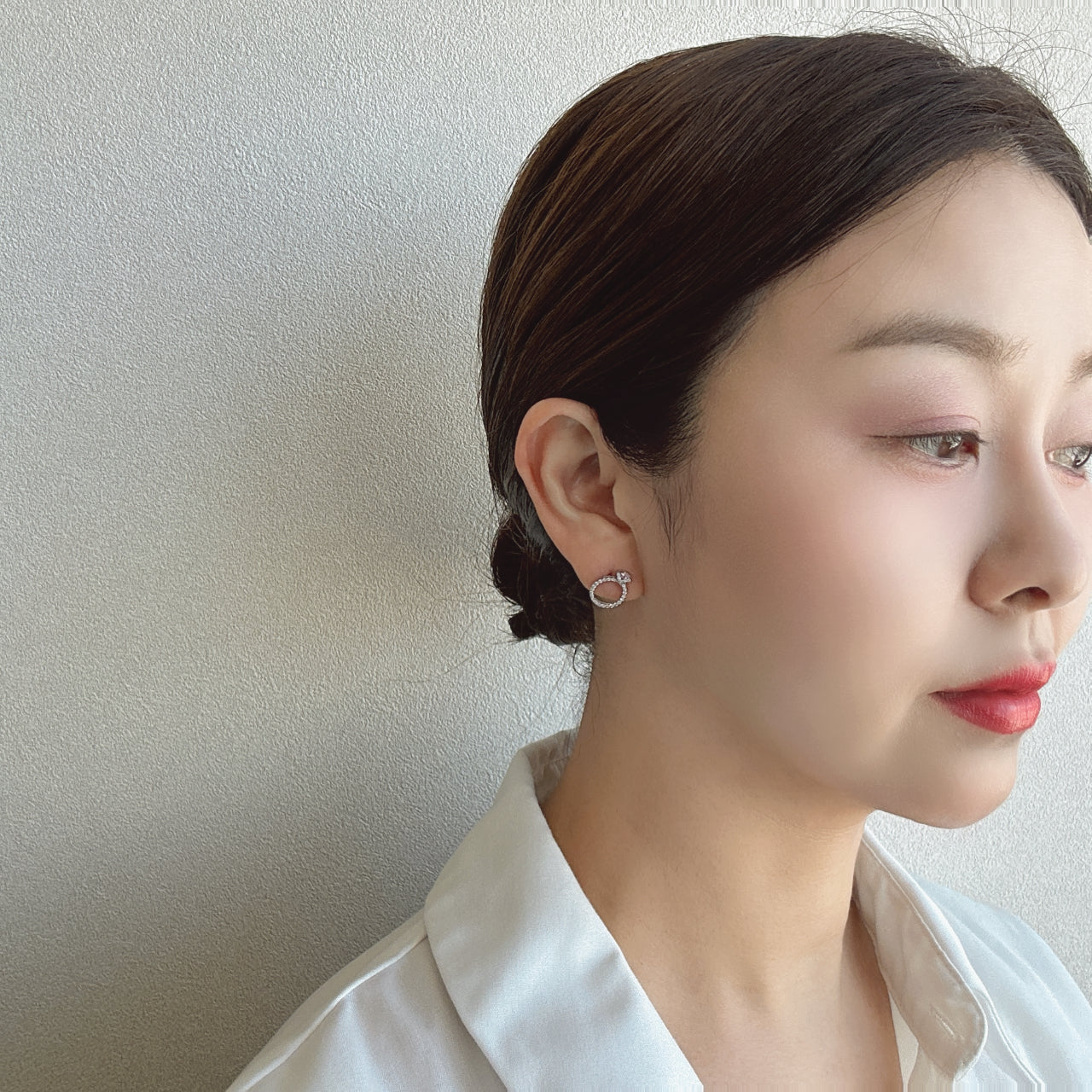 ラリオンス ピアス ピンクサファイア(あやちゃんの結婚指輪みたいなピアス)|A Jewelry Box 公式通販サイト