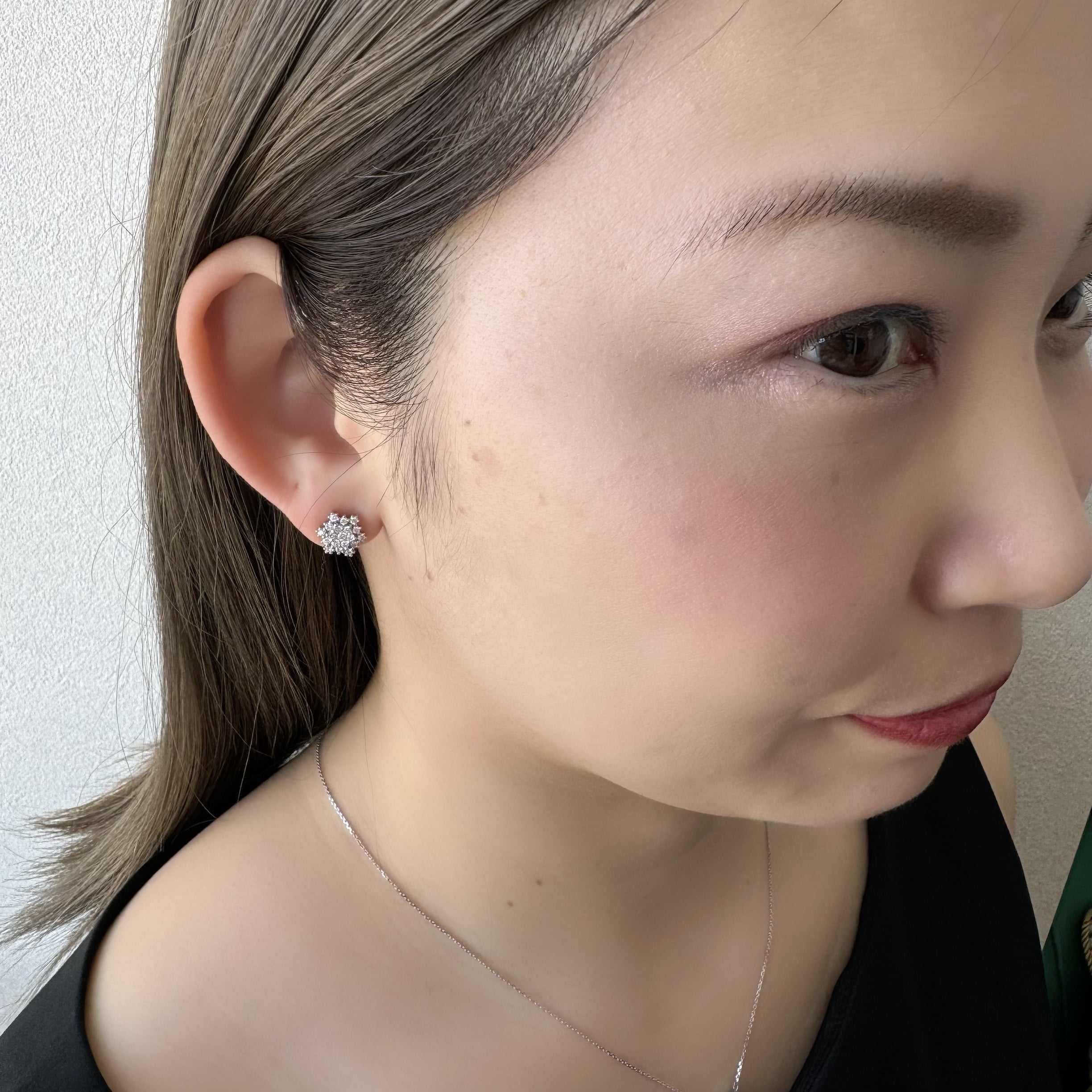 雪の結晶ピアス D 0.3ct 前後×2|A Jewelry Box 公式通販サイト