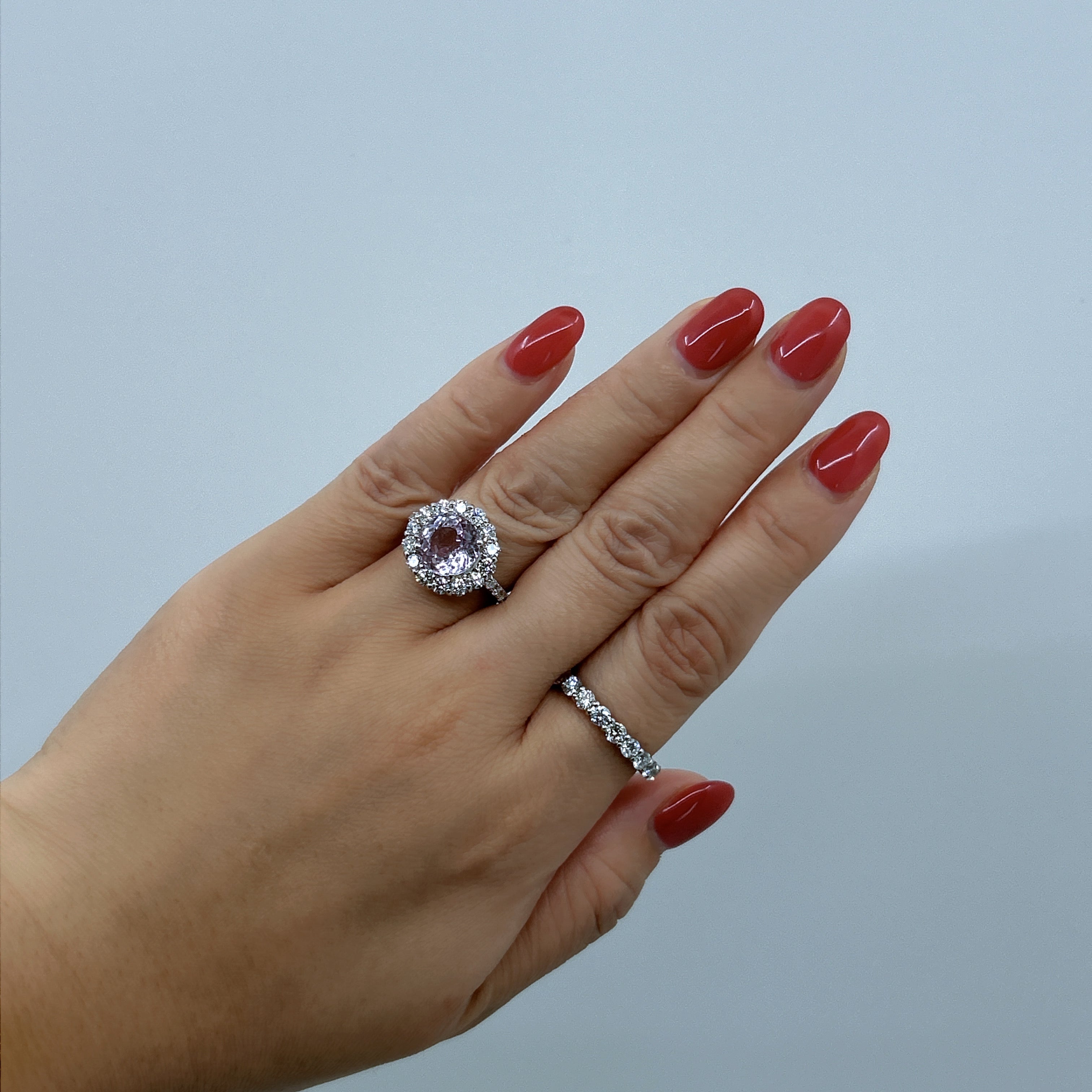 【2本限定/廃盤/まんまるちゃん】リング クンツァイト 中石3ct前後 RO|A Jewelry Box 公式通販サイト