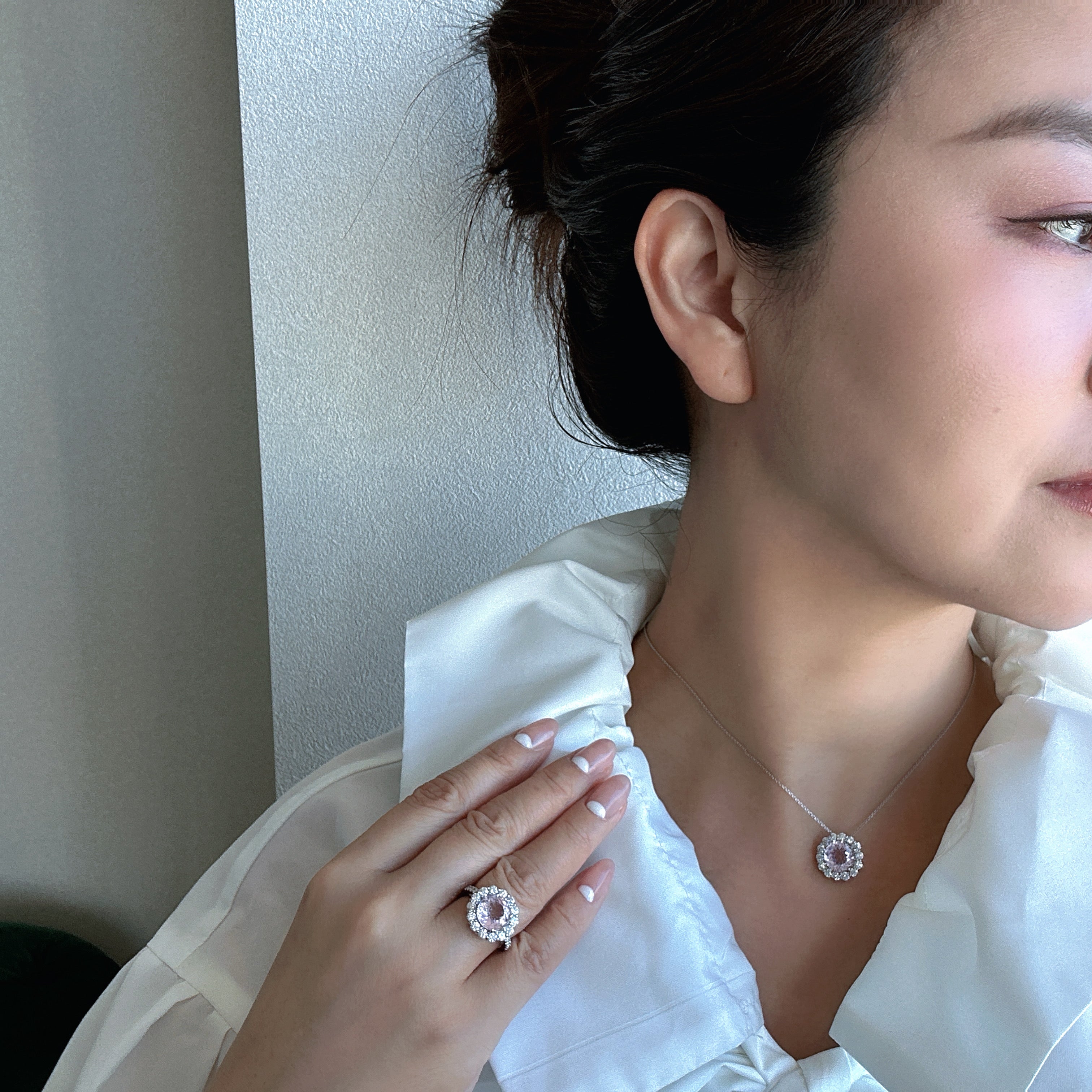 【2本限定/廃盤/まんまるちゃん】ネックレス クンツァイト 中石3ct前後 RO|A Jewelry Box 公式通販サイト