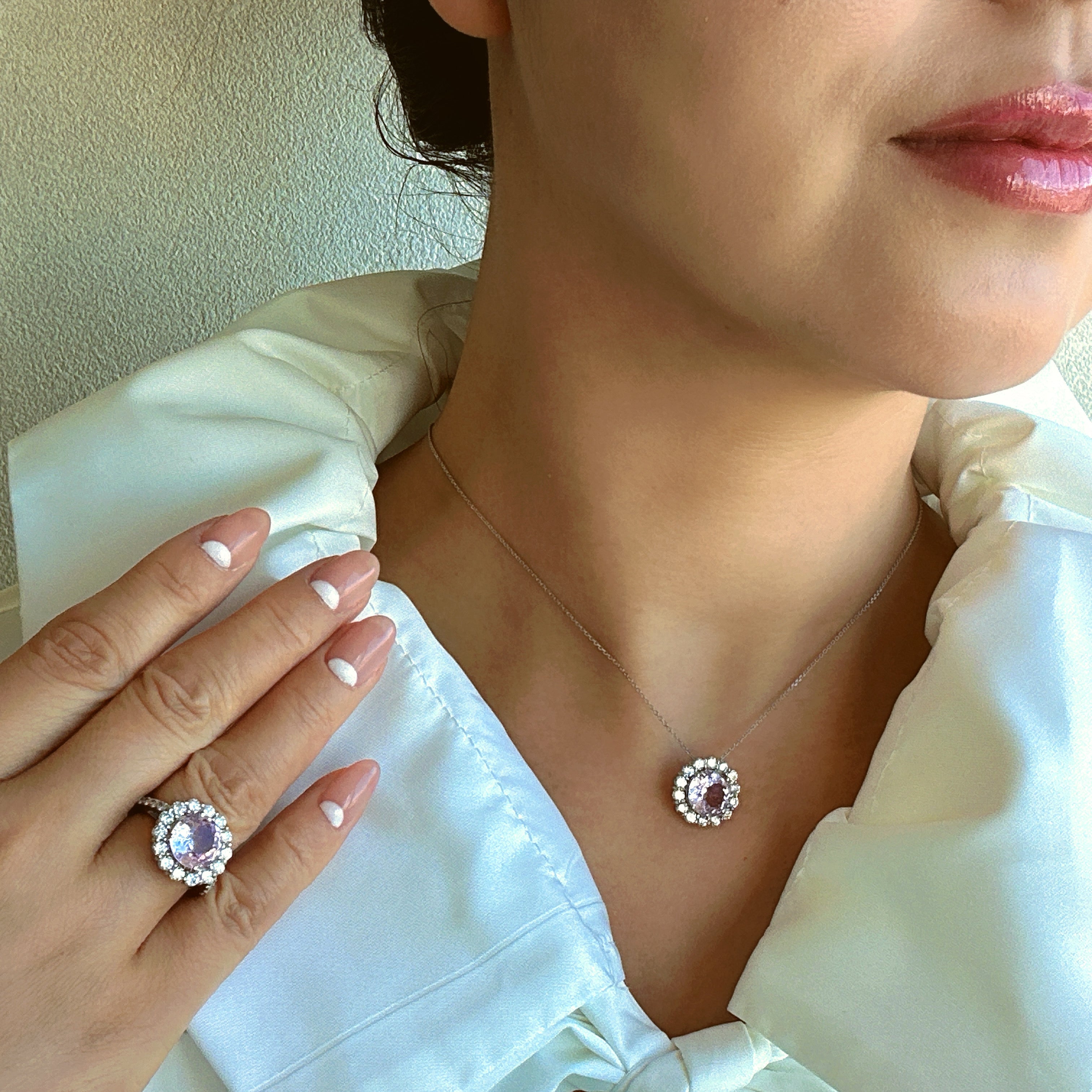 【2本限定/廃盤/まんまるちゃん】ネックレス クンツァイト 中石3ct前後 RO|A Jewelry Box 公式通販サイト