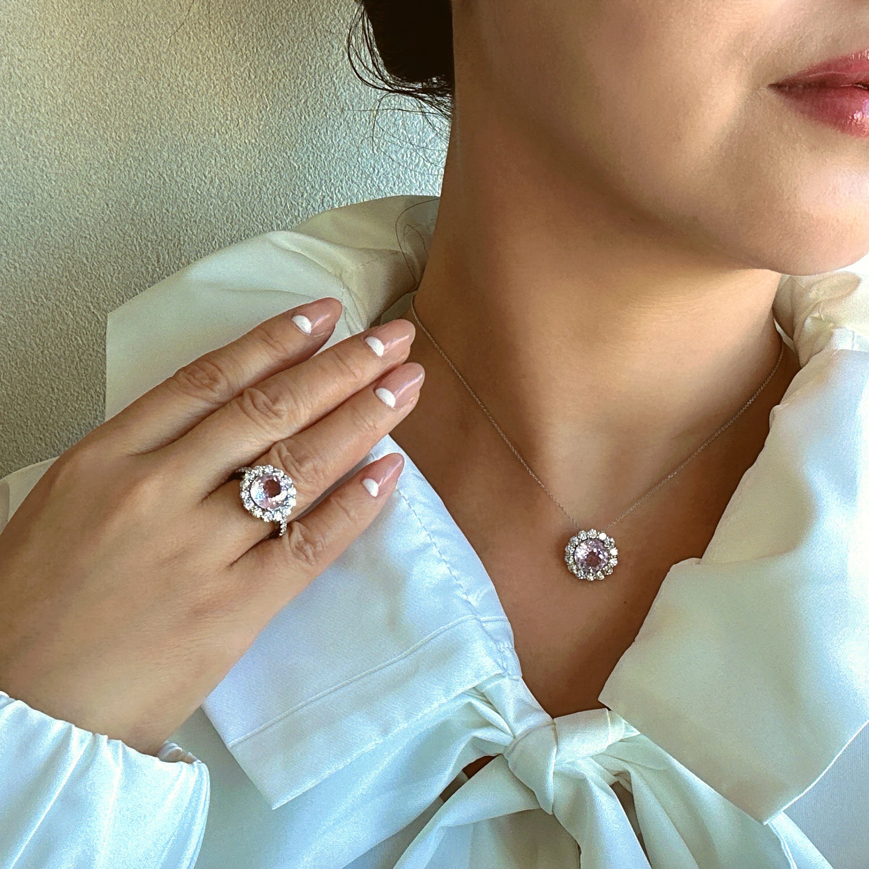 【2本限定/廃盤/まんまるちゃん】ネックレス クンツァイト 中石3ct前後 RO|A Jewelry Box 公式通販サイト