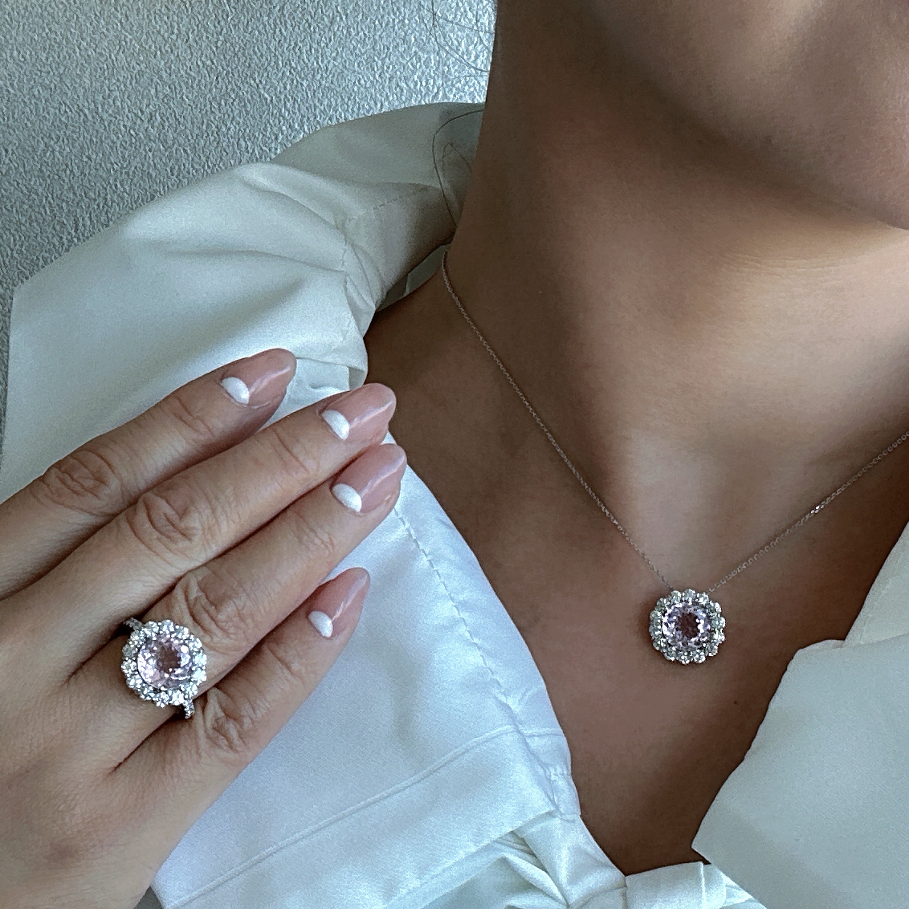 【2本限定/廃盤/まんまるちゃん】リング クンツァイト 中石3ct前後 RO|A Jewelry Box 公式通販サイト