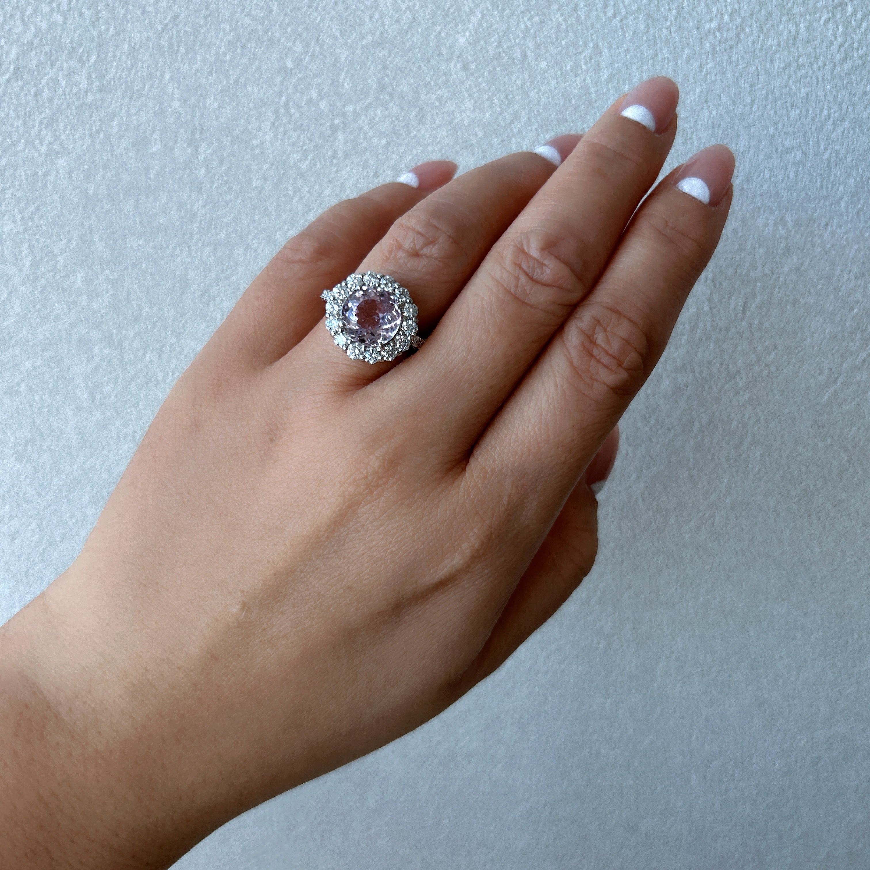 【2本限定/廃盤/まんまるちゃん】リング クンツァイト 中石3ct前後 RO|A Jewelry Box 公式通販サイト