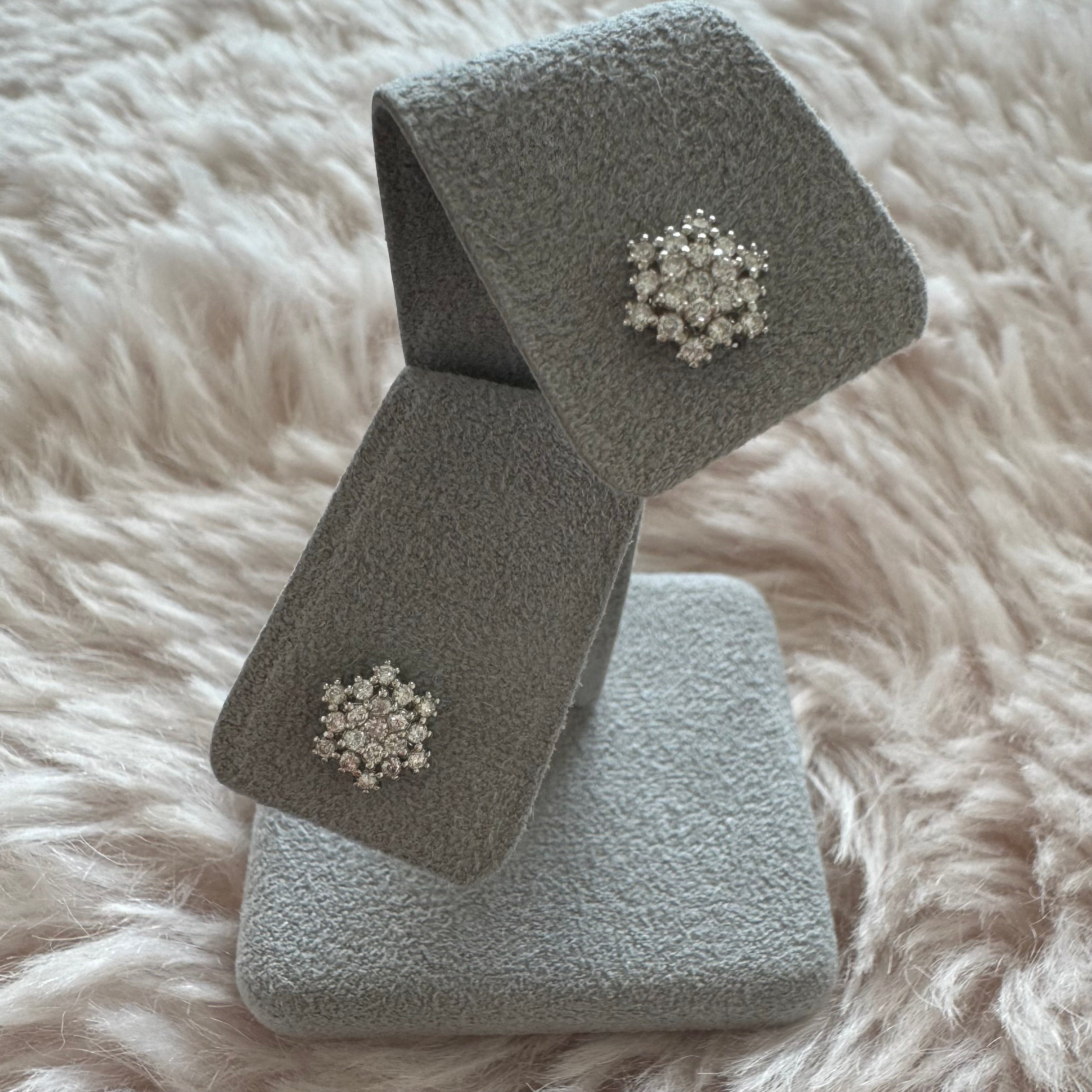 雪の結晶ピアス D 0.3ct 前後×2|A Jewelry Box 公式通販サイト