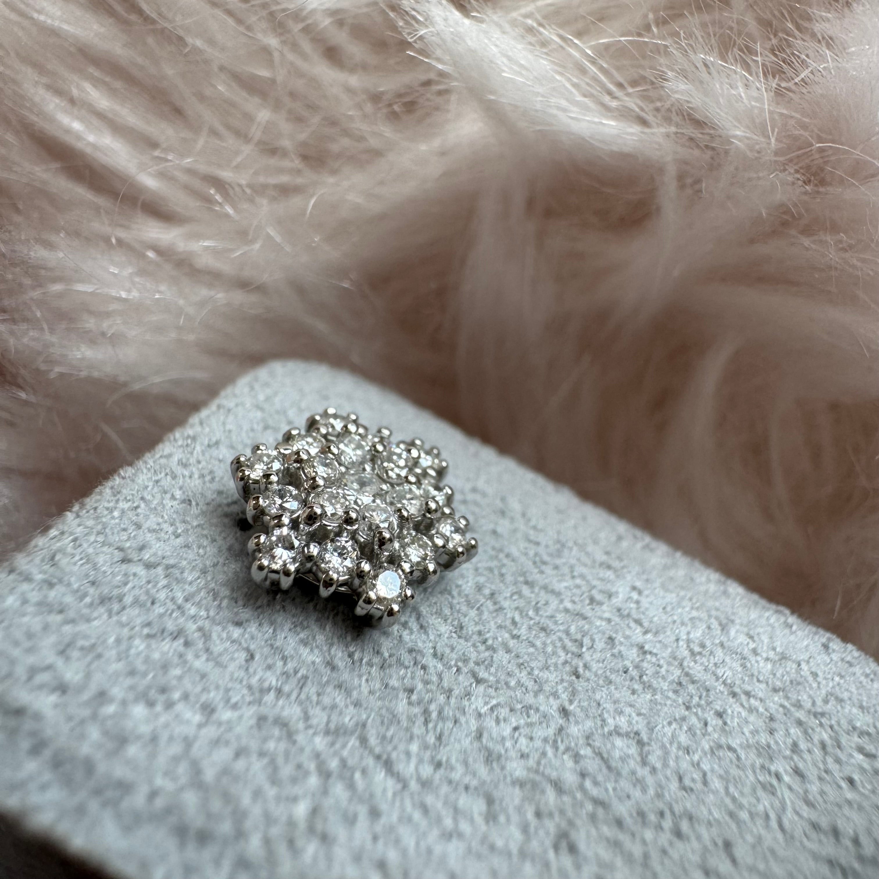 雪の結晶ピアス D 0.3ct 前後×2|A Jewelry Box 公式通販サイト