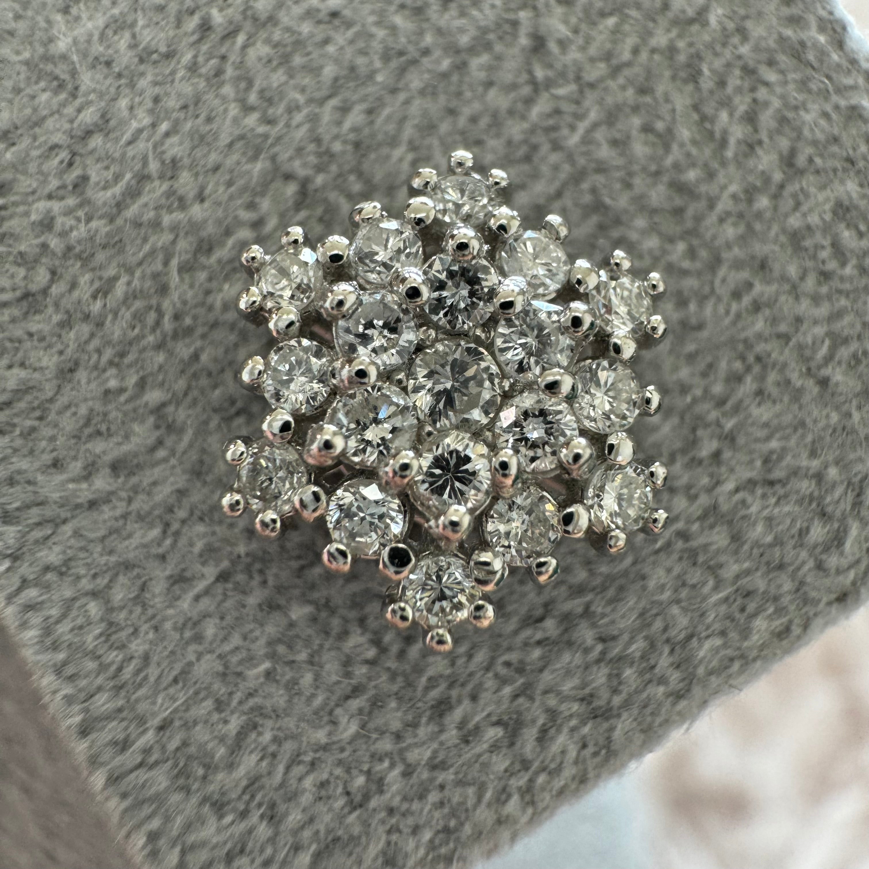 雪の結晶ピアス D 0.3ct 前後×2|A Jewelry Box 公式通販サイト