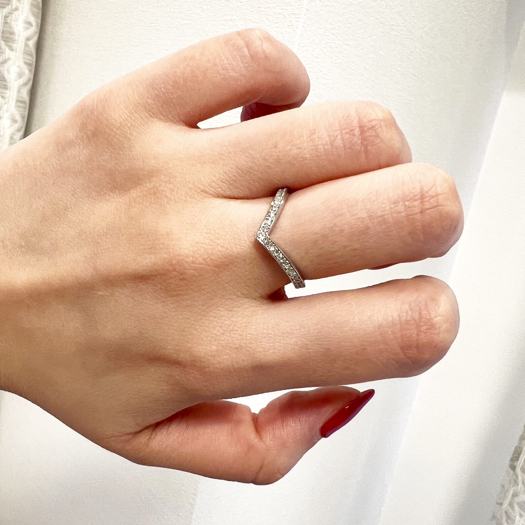 ラヴァンV字リング|A Jewelry Box 公式通販サイト