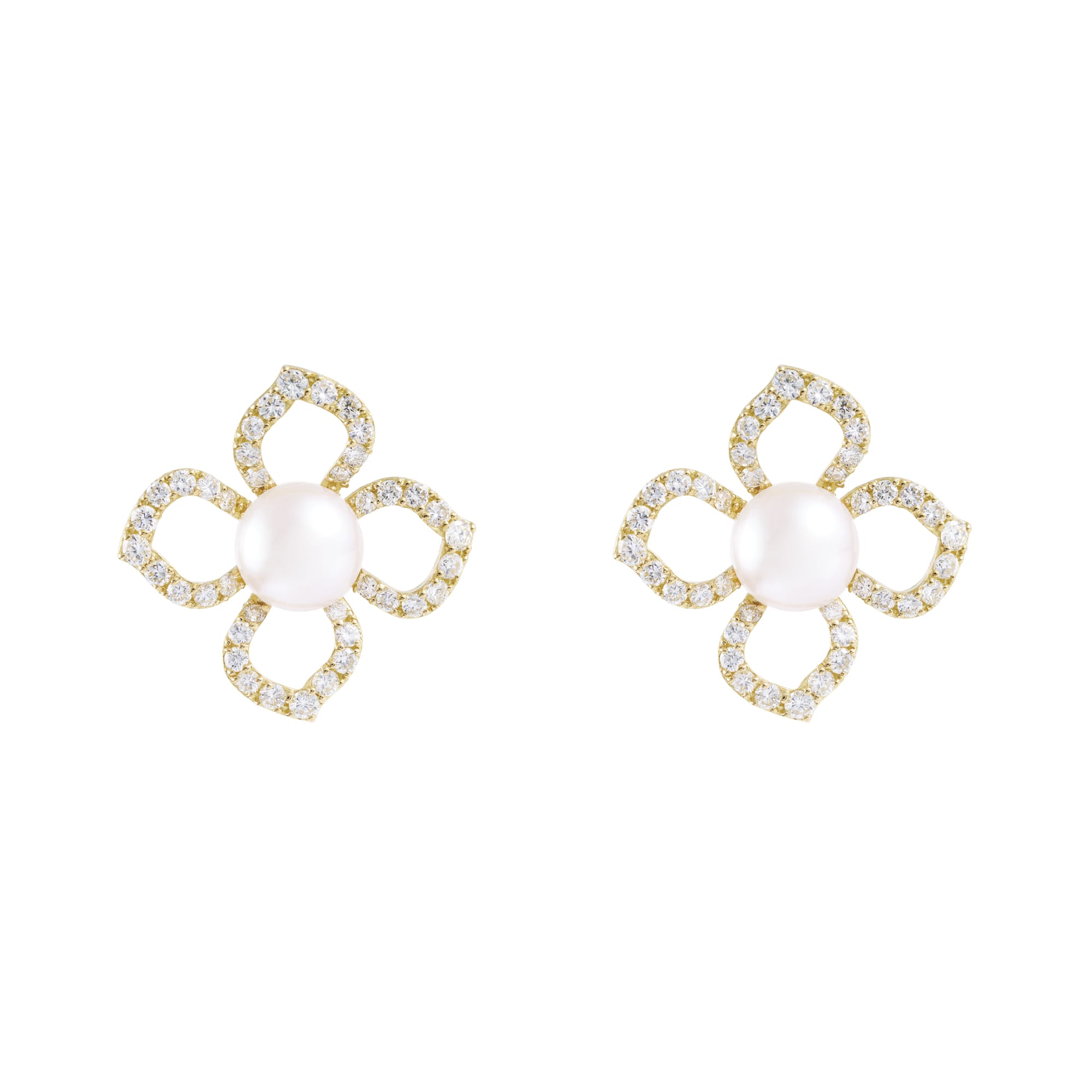 あこや6ミリ ハナミズキピアス|A Jewelry Box 公式通販サイト