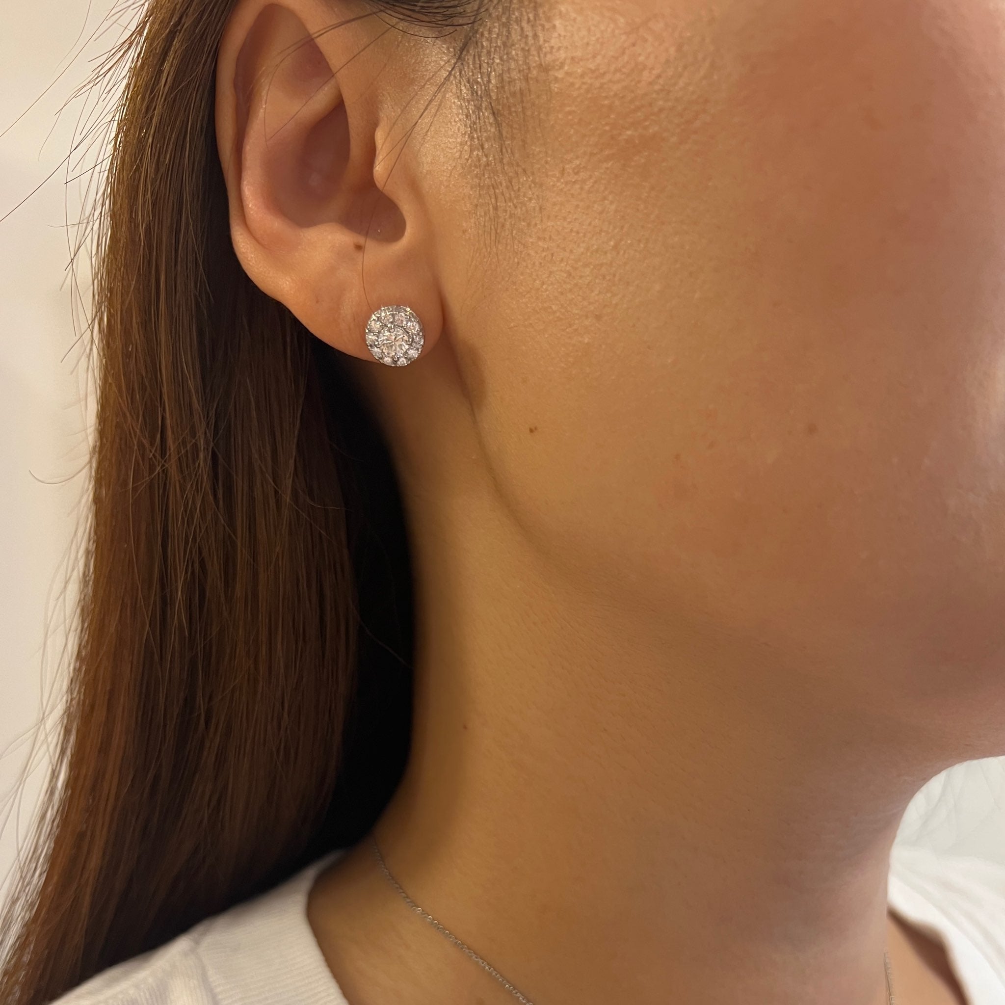 中石0.3CTポインターシリーズ パヴェピアス|A Jewelry Box 公式通販サイト