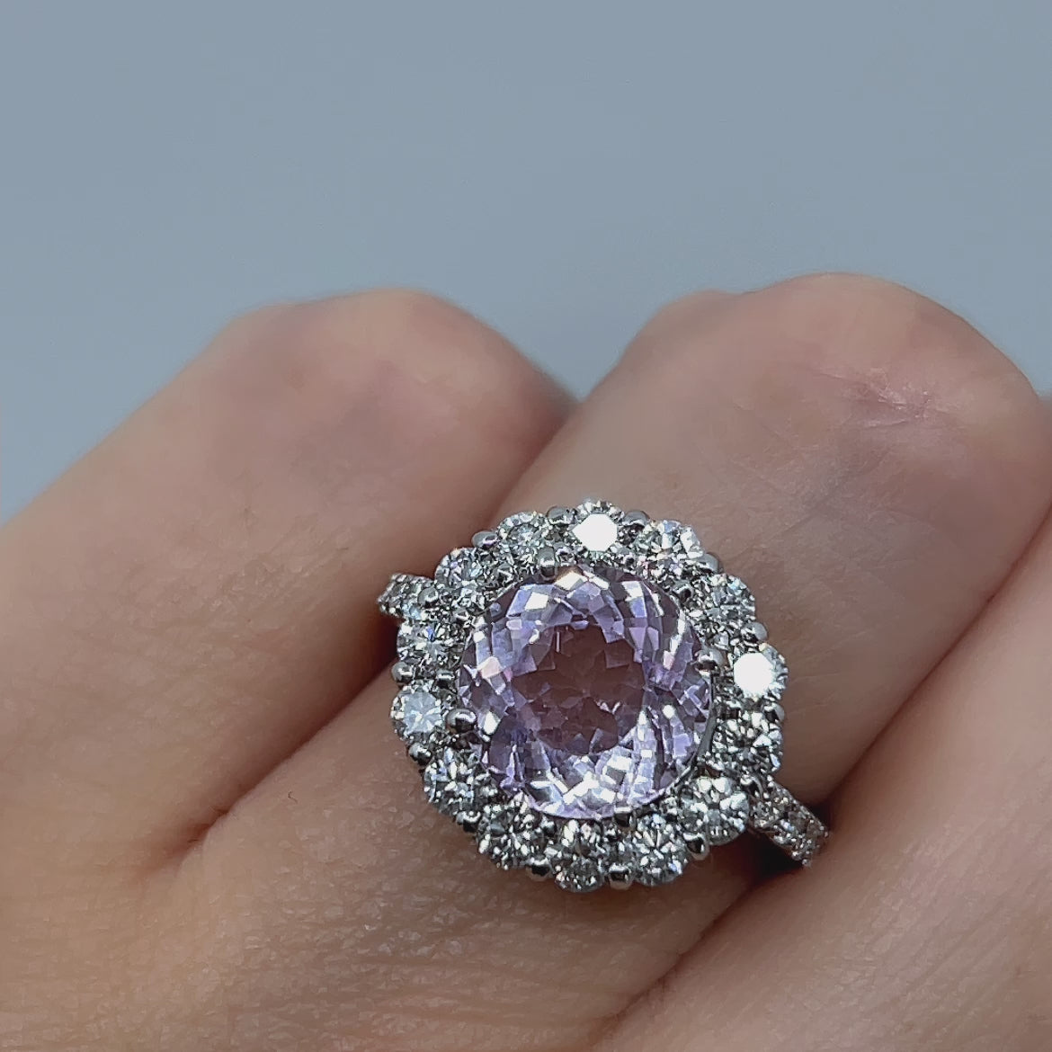 【2本限定/廃盤/まんまるちゃん】リング クンツァイト 中石3ct前後 RO|A Jewelry Box 公式通販サイト