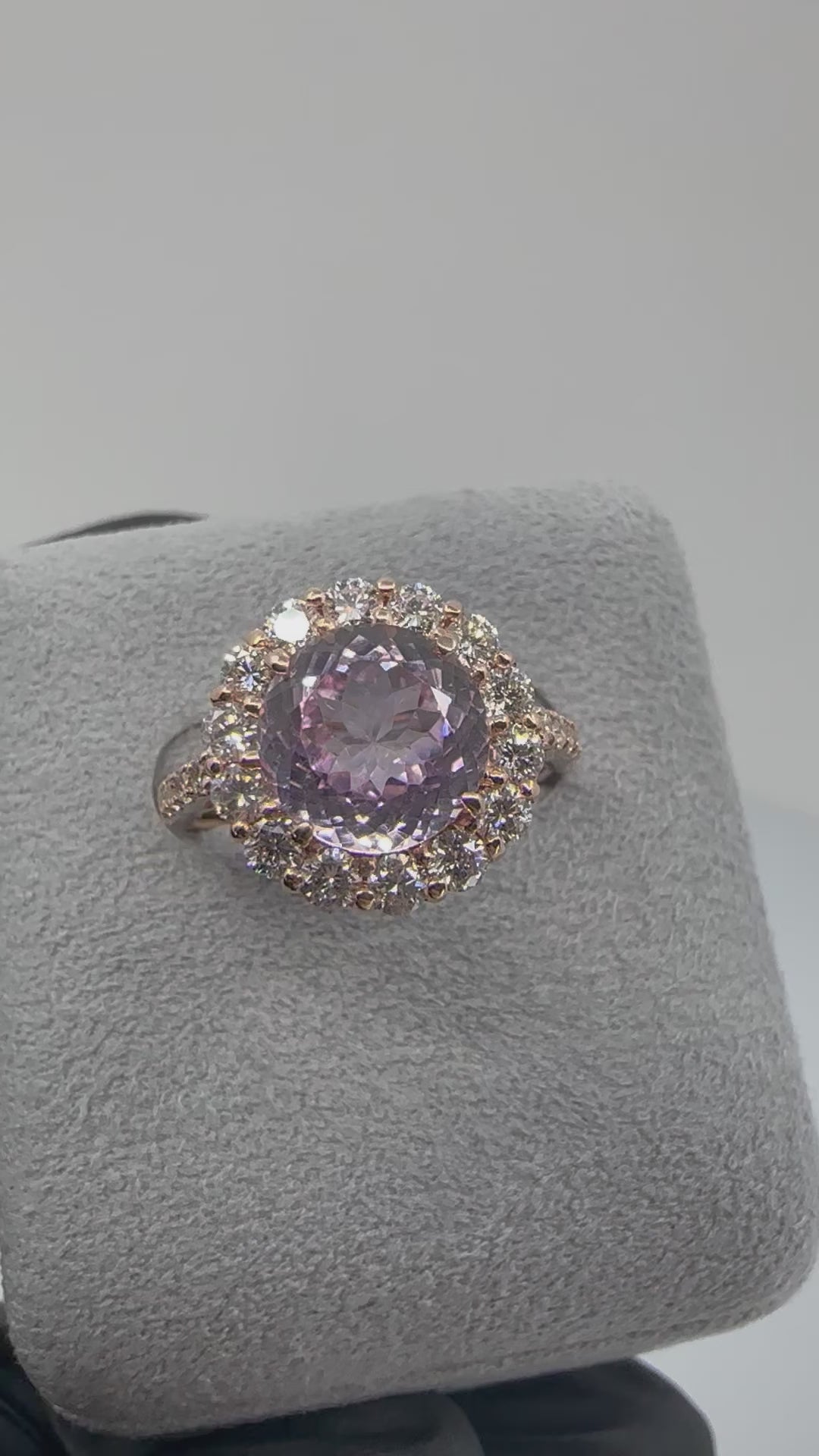 【2本限定/廃盤/まんまるちゃん】リング クンツァイト 中石3ct前後 RO|A Jewelry Box 公式通販サイト