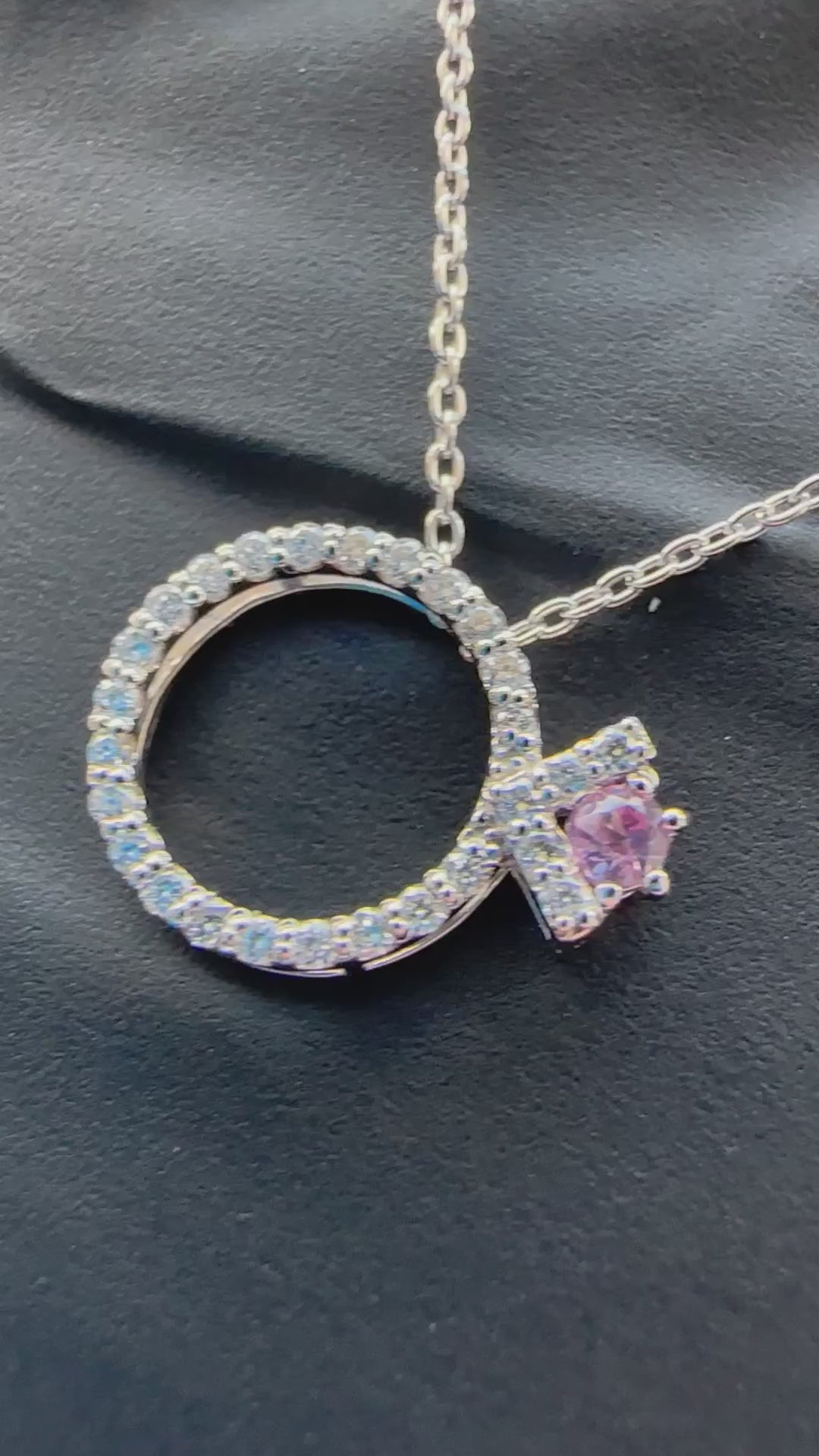 ラリオンス ピンクサファイア ネックレス (あやちゃんの結婚指輪みたいなネックレス)|A Jewelry Box 公式通販サイト