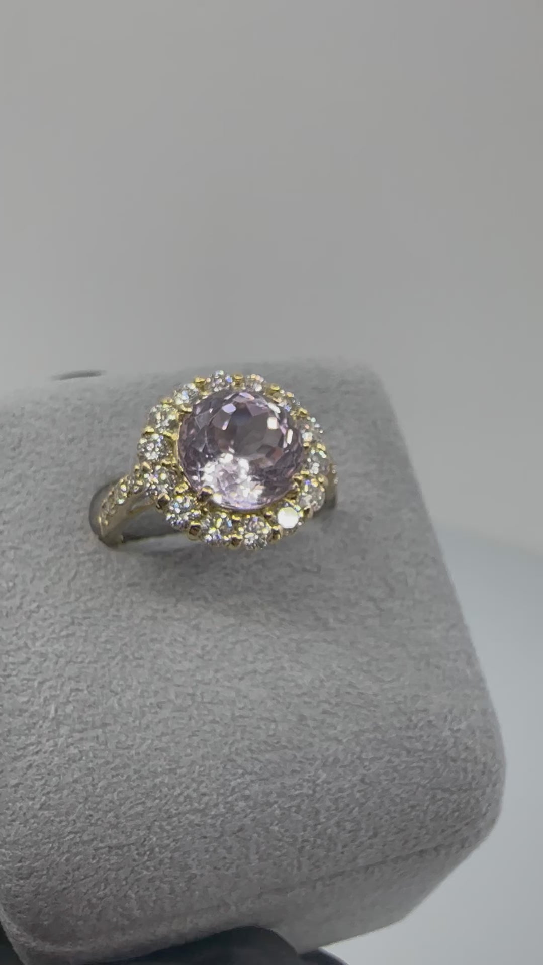 【2本限定/廃盤/まんまるちゃん】リング クンツァイト 中石3ct前後 RO|A Jewelry Box 公式通販サイト