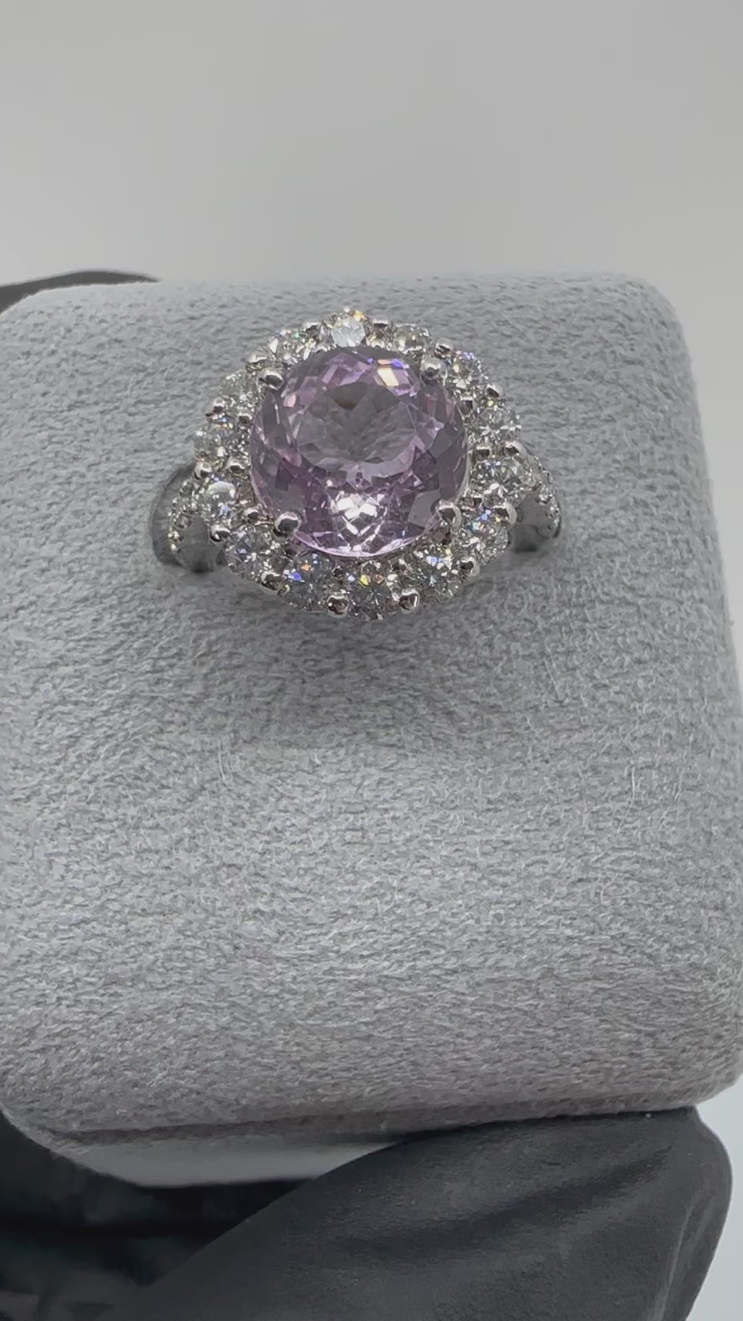 【2本限定/廃盤/まんまるちゃん】リング クンツァイト 中石3ct前後 RO|A Jewelry Box 公式通販サイト