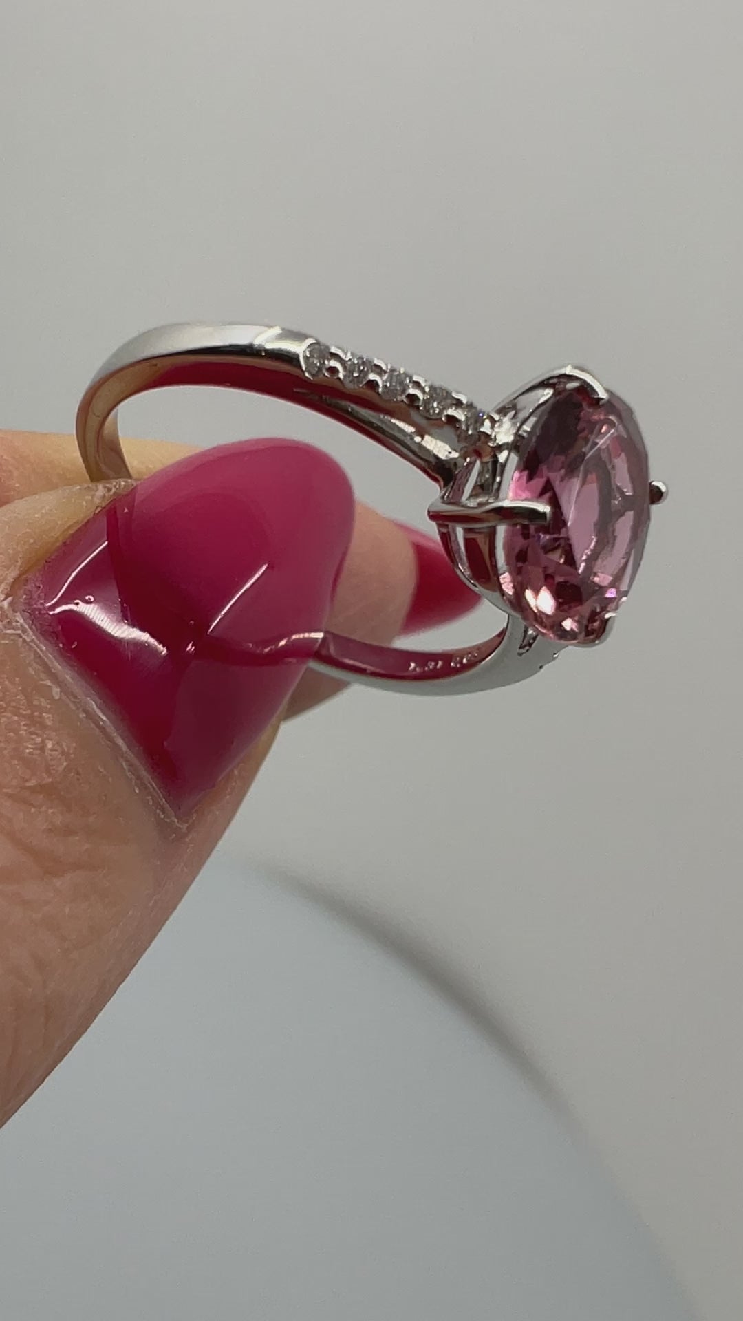 【新作/ルル】リング ピンクトルマリン 中石1.3ct前後 OV|A Jewelry Box 公式通販サイト