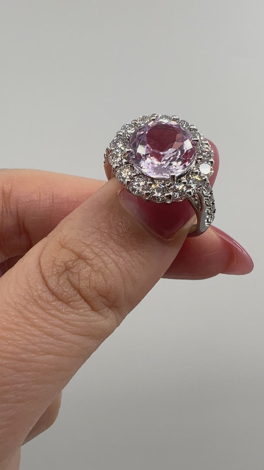 【2本限定/廃盤/まんまるちゃん】リング クンツァイト 中石3ct前後 RO|A Jewelry Box 公式通販サイト