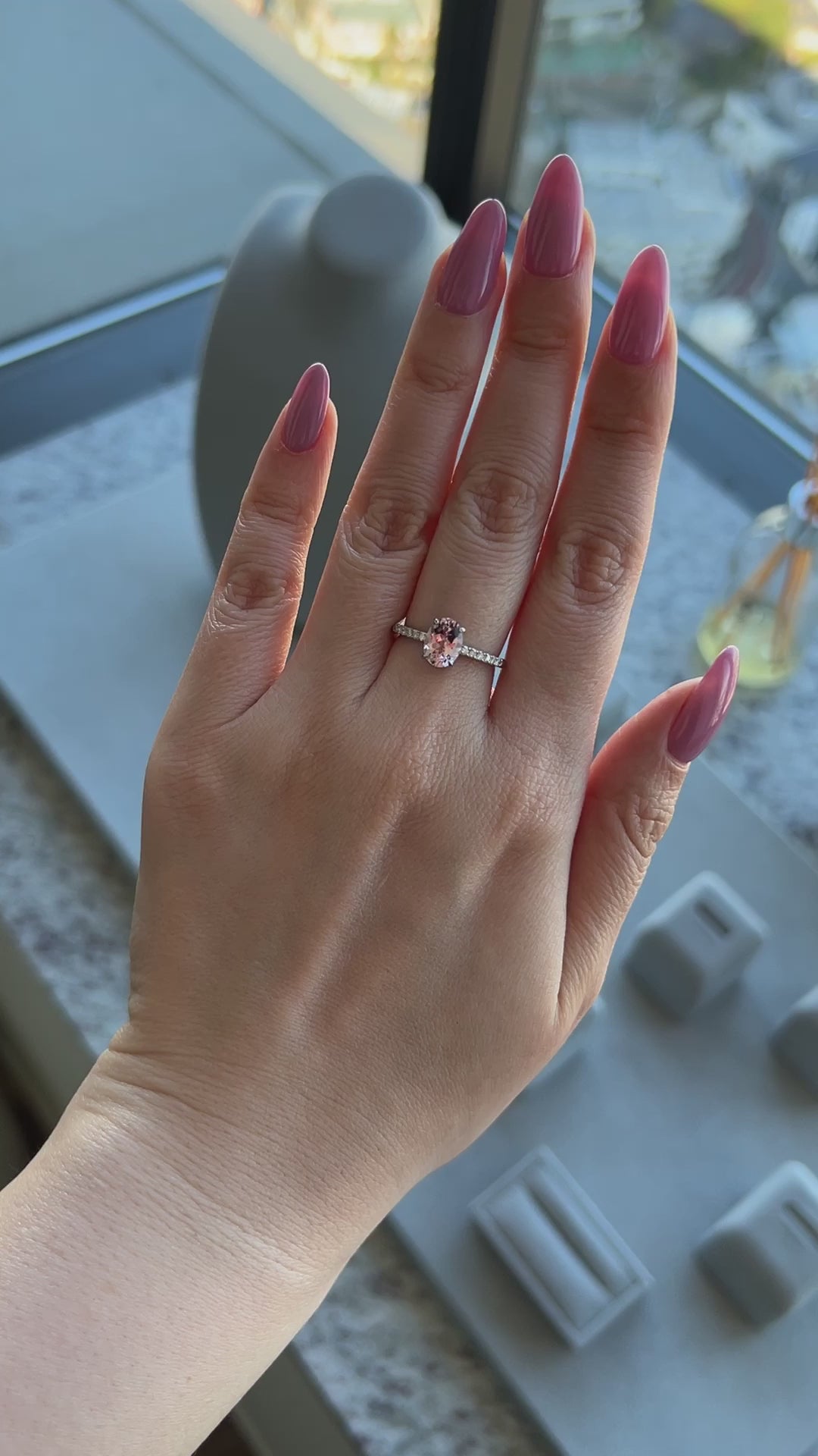 マリンちゃん(ラメールの恋人)モルガナイトPTリング|A Jewelry Box 公式通販サイト