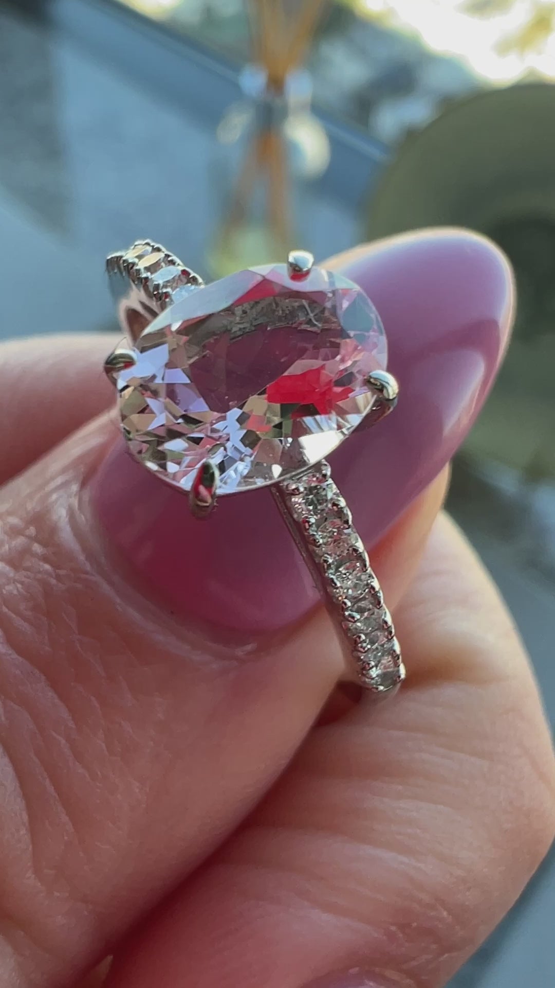 マリンちゃん(ラメールの恋人)モルガナイトPTリング|A Jewelry Box 公式通販サイト