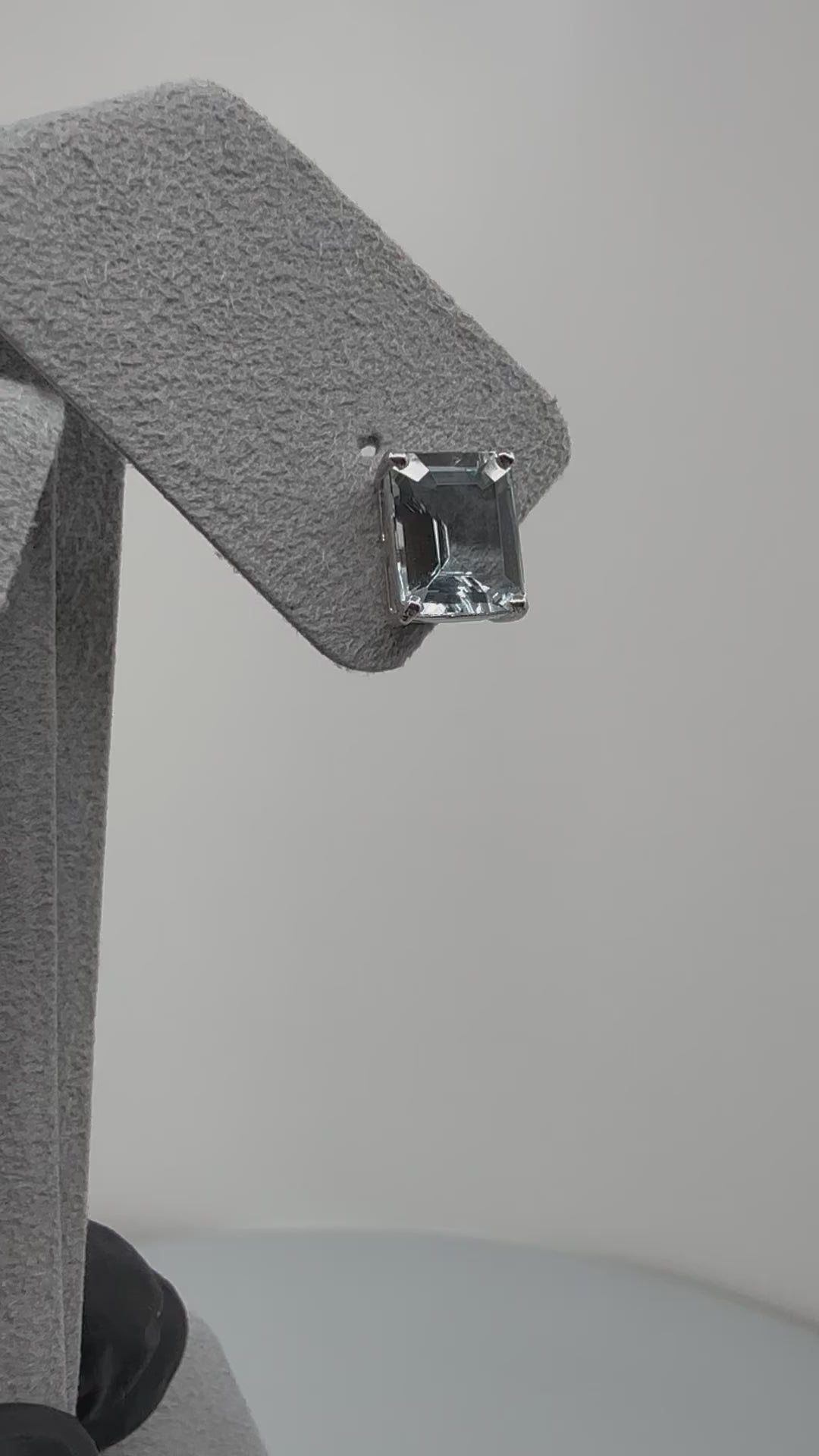 【フロリナ】ピアス アクアマリン2ct前後×2 SQ|A Jewelry Box 公式通販サイト