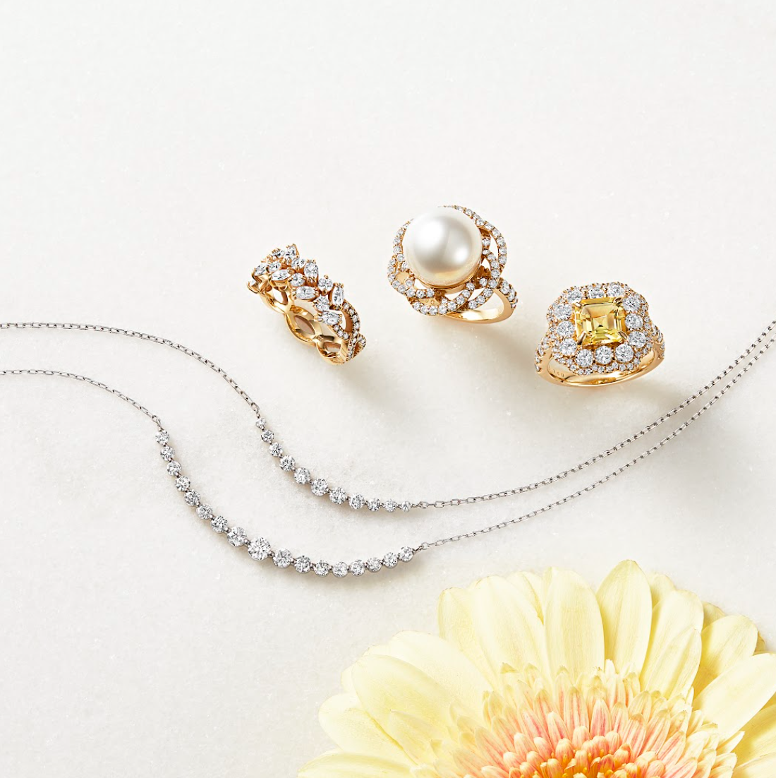 【4/10〜】ダイヤモンドネックレス特集💎　春の好印象は胸元のジュエリーで手に入れる