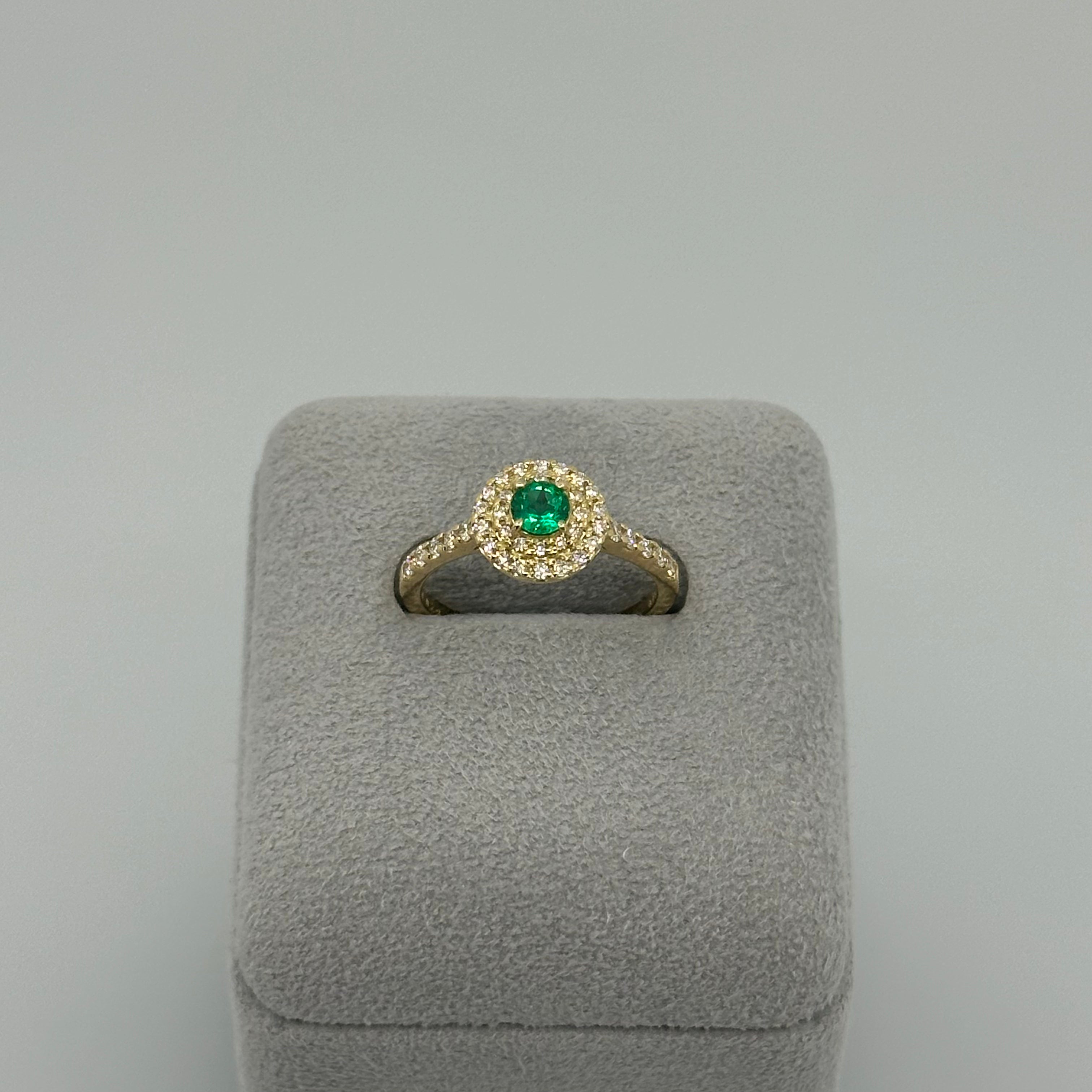 ［新作/1点限定］リング　エメラルド RO YG　8