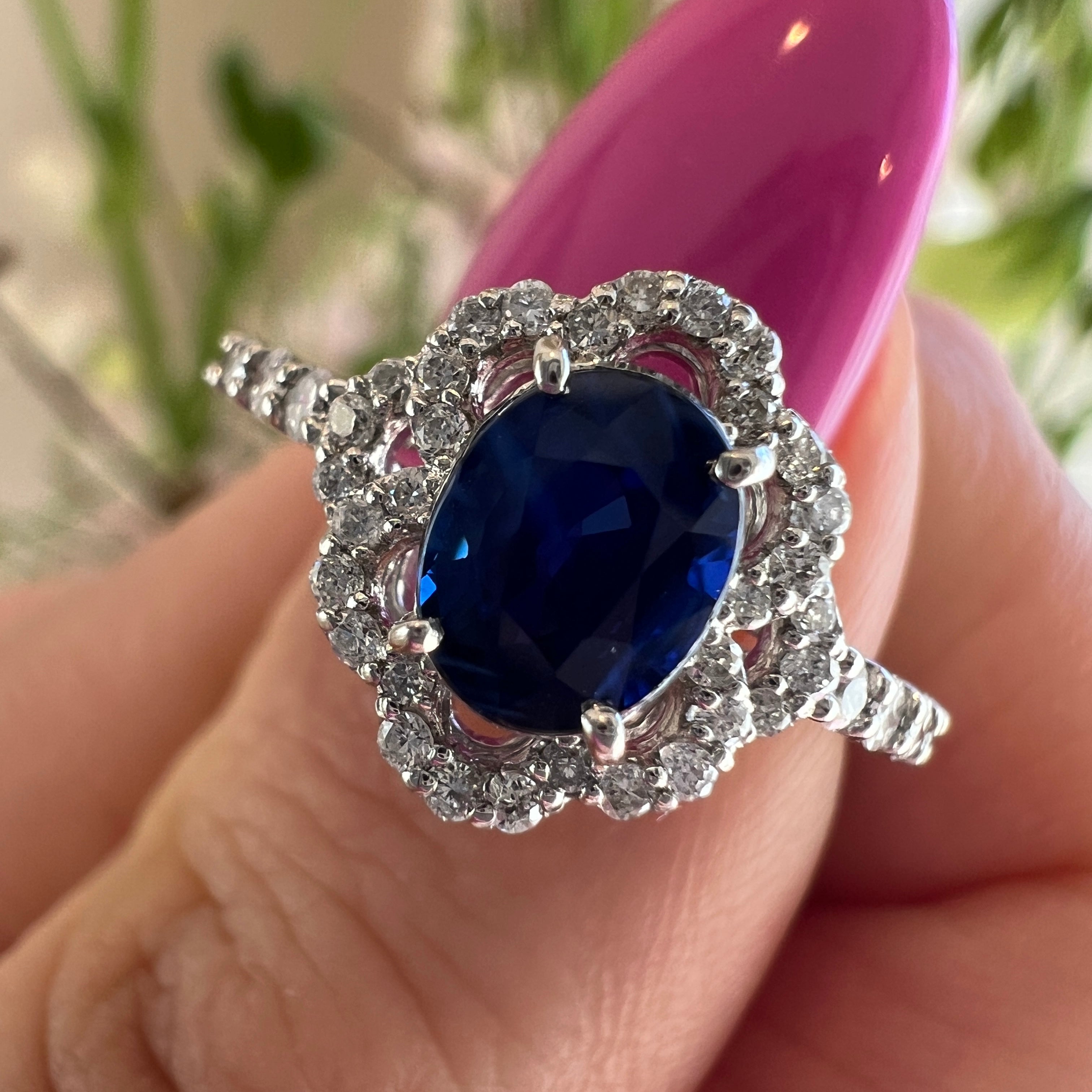 OV ロイヤルブルーサファイヤ リング　AIGS｜A Jewelry Box 公式通販サイト