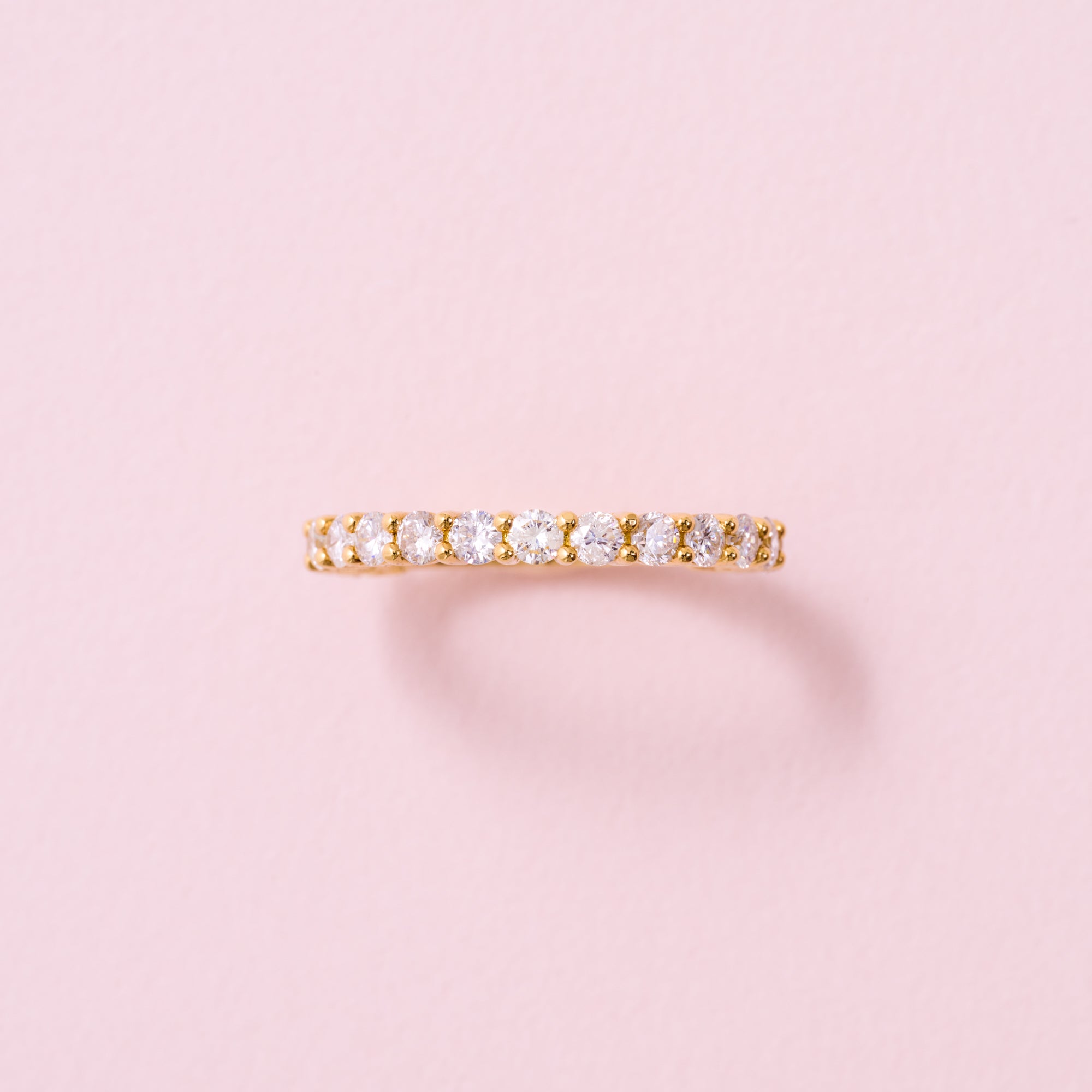 スクレ］ ダイヤモンドハーフエタニティリング | A Jewelry Box公式
