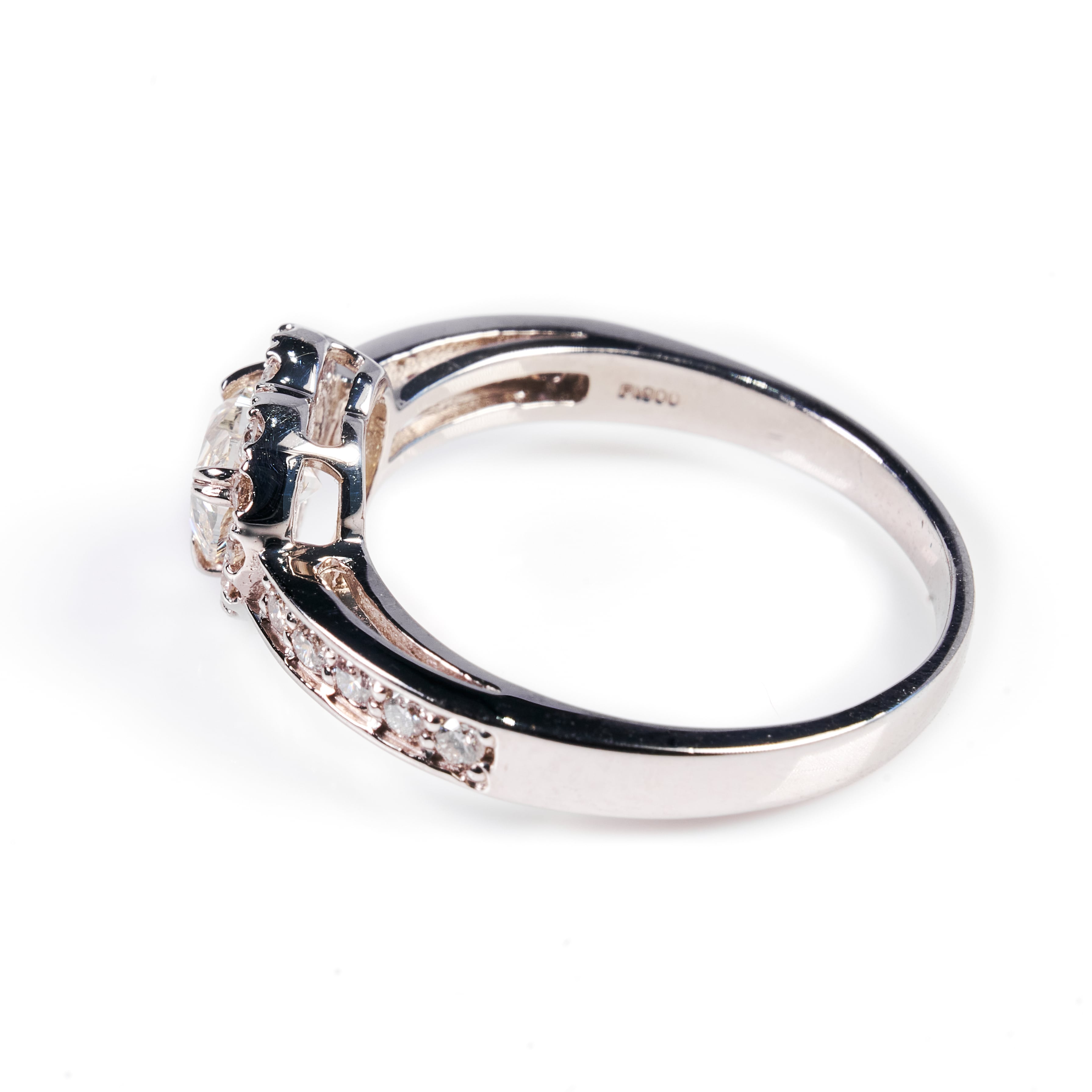 HS中石0.6ct-VS細取巻きダイヤリング｜A Jewelry Box 公式通販サイト
