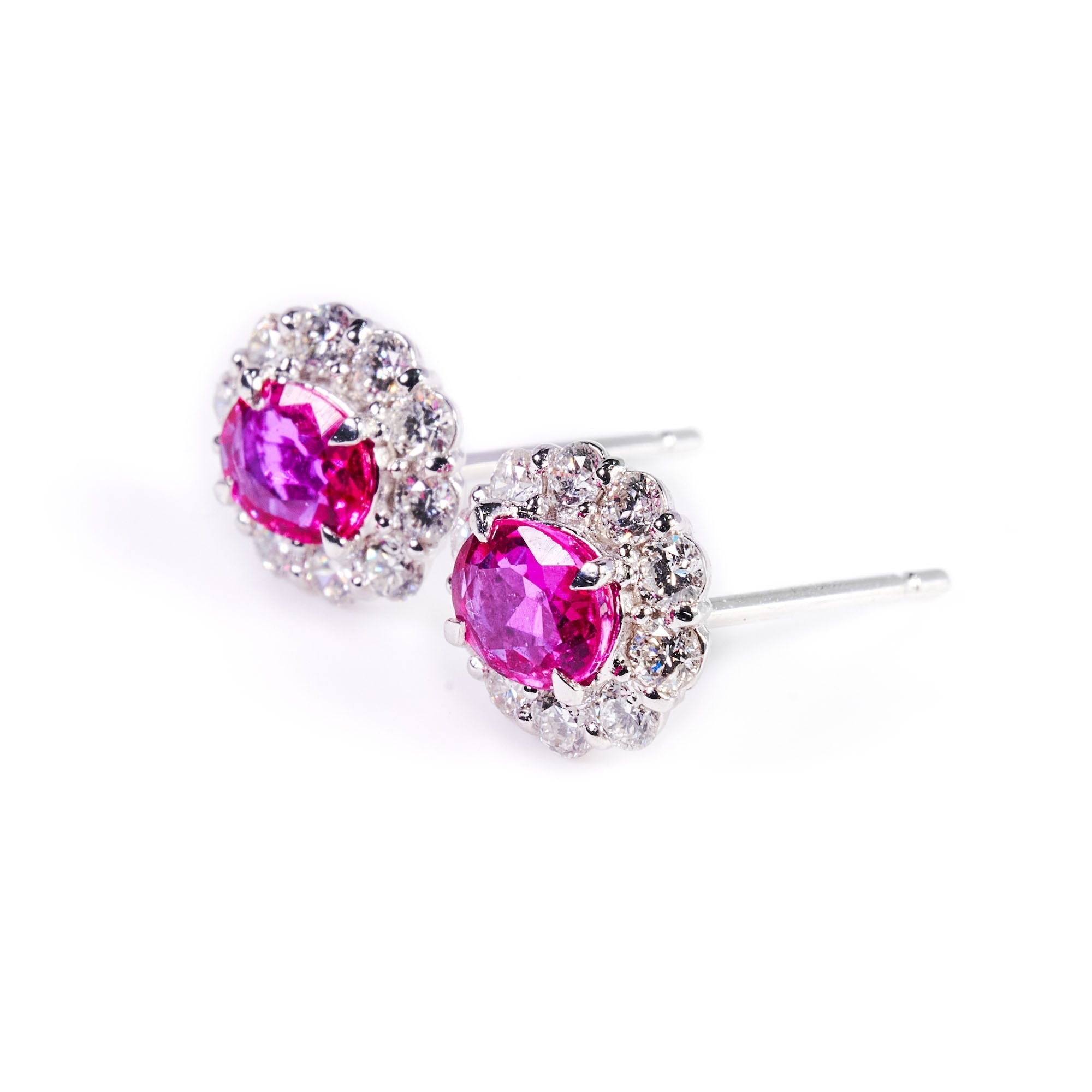 OVルビープラチナピアス #5｜A Jewelry Box 公式通販サイト