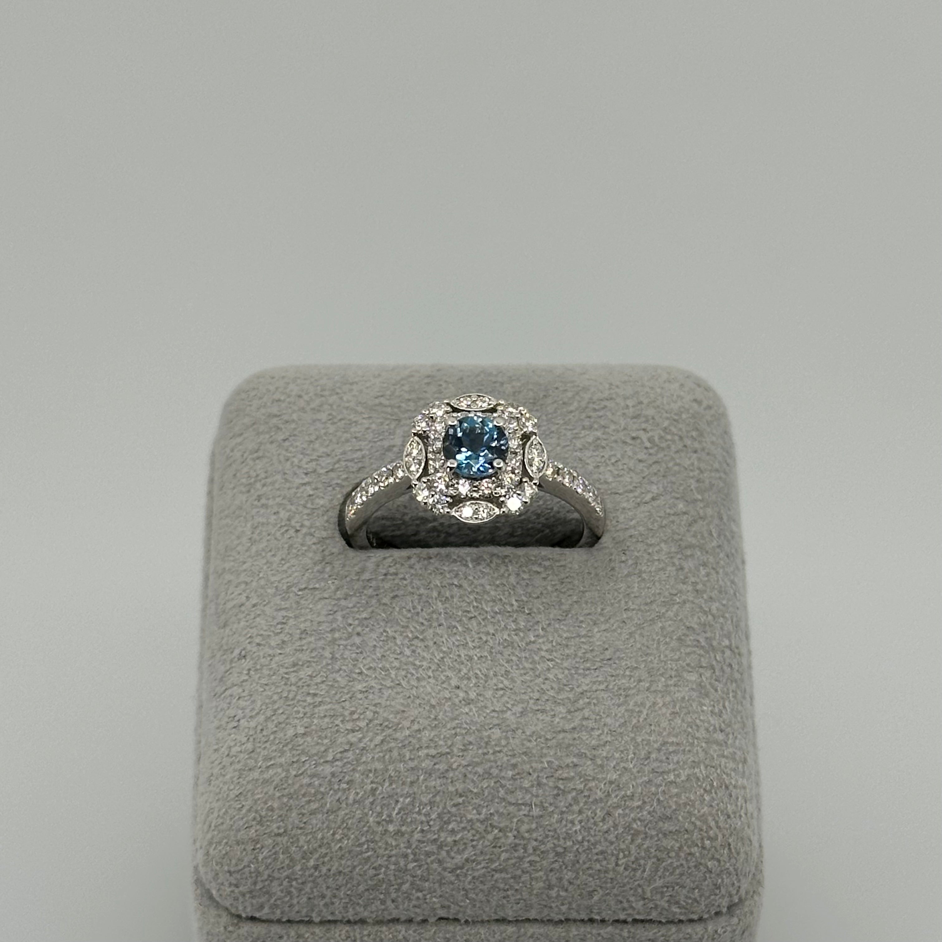 [新作/個数限定カテドラル] リング アクアマリン サンタマリアカラー