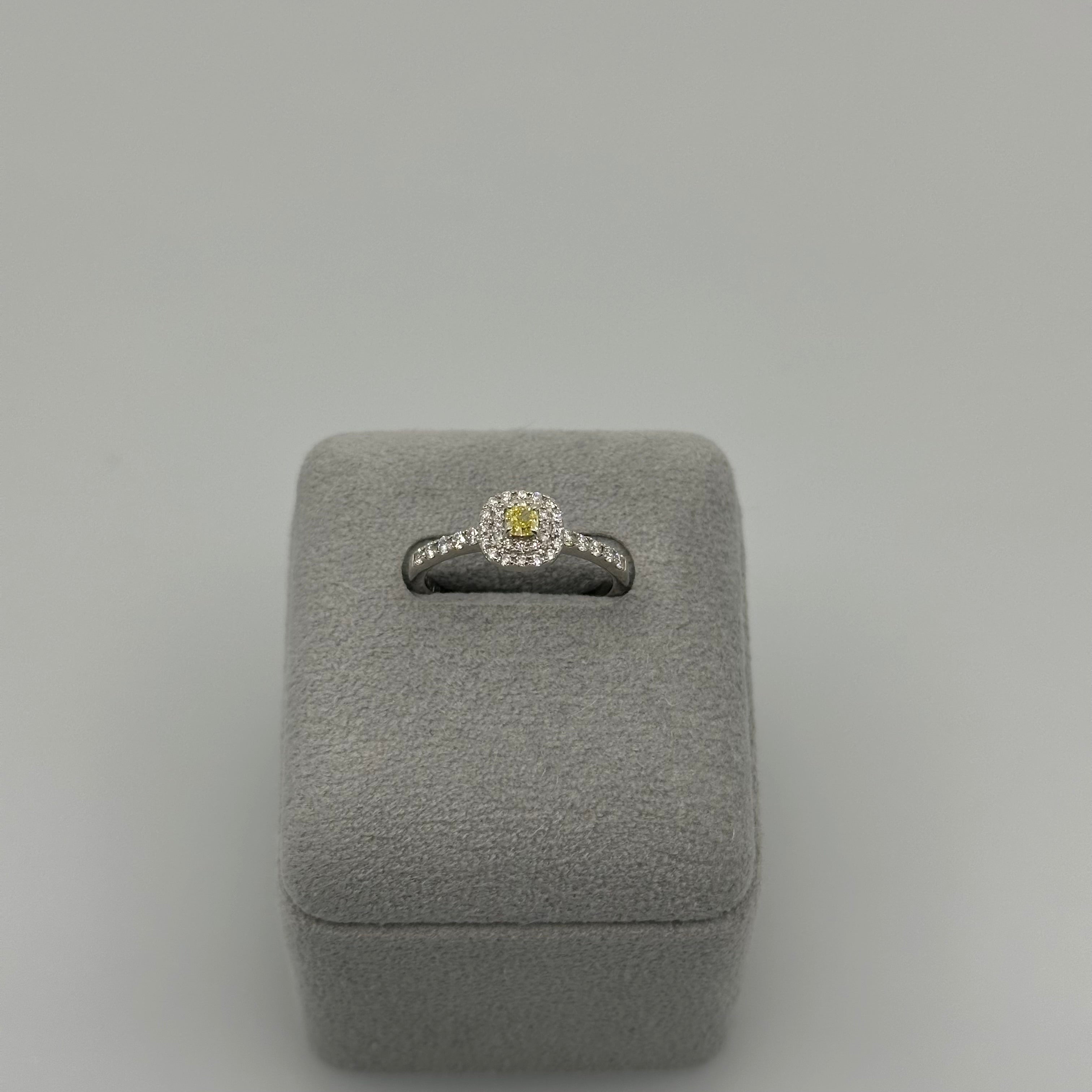 ［ジョーヌ］リング ファンシーインテンスイエローダイヤ SQ 0.13ct前後｜A Jewelry Box 公式通販サイト