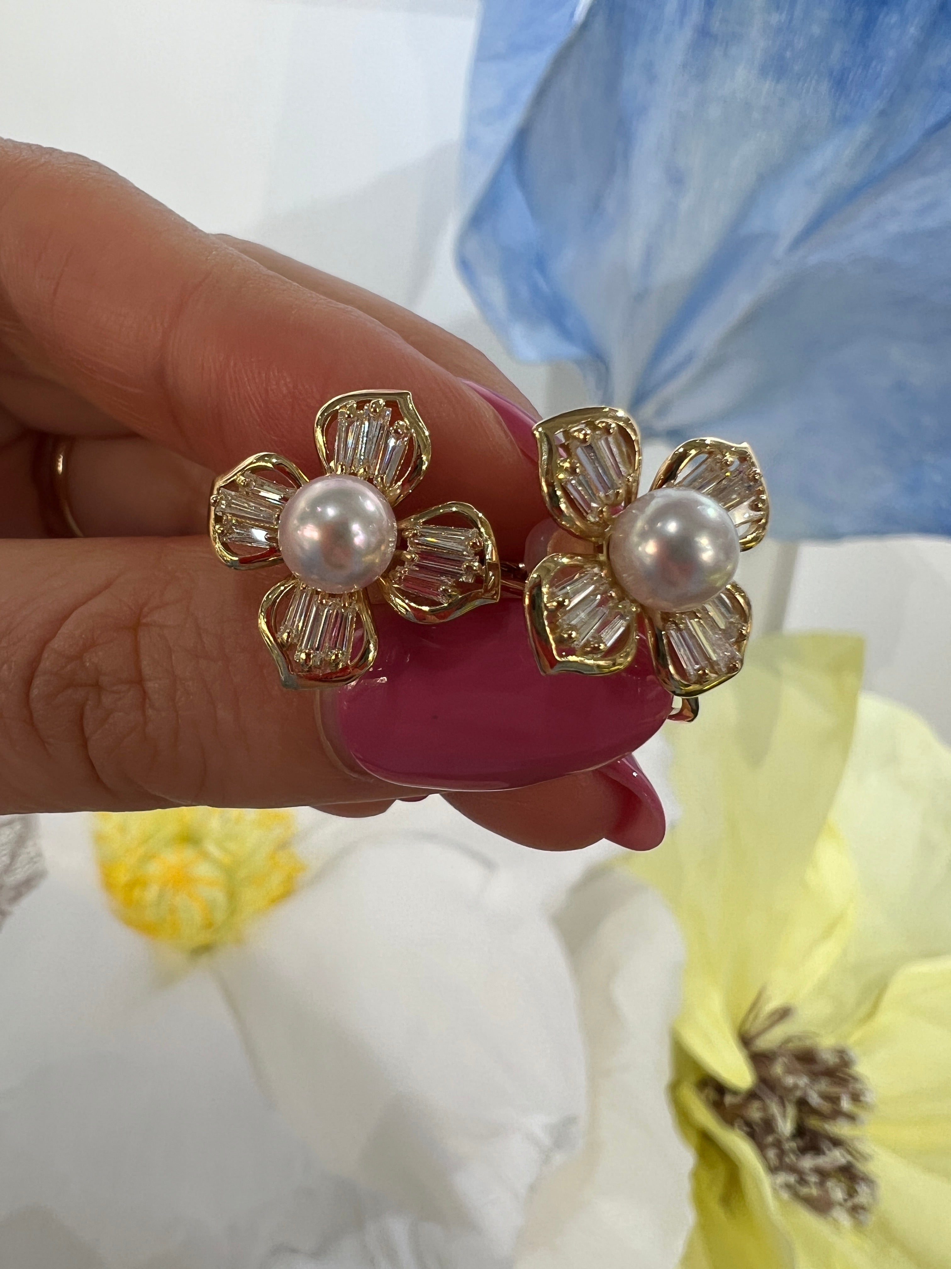 ［ポプリン］ピアス あこや6ミリ｜A Jewelry Box 公式通販サイト