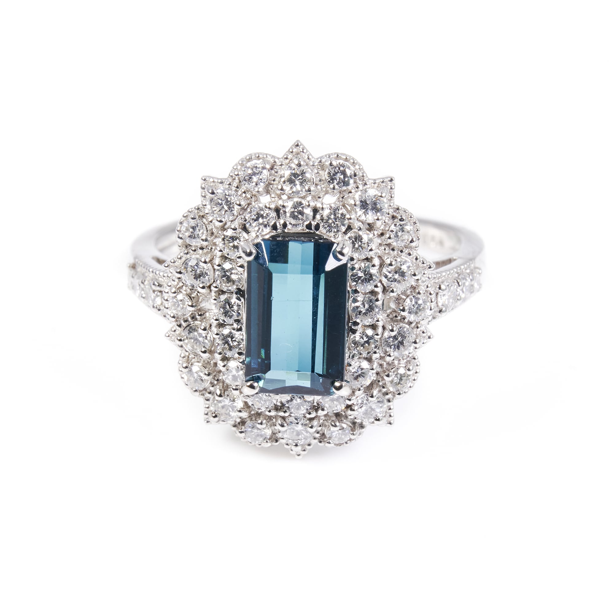 SQトルマリンプラチナリング #1｜A Jewelry Box 公式通販サイト