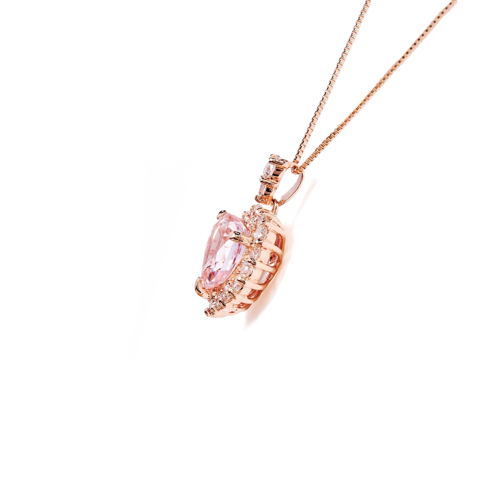 HS　モルガナイトピンクゴールドネックレス｜A Jewelry Box 公式通販サイト
