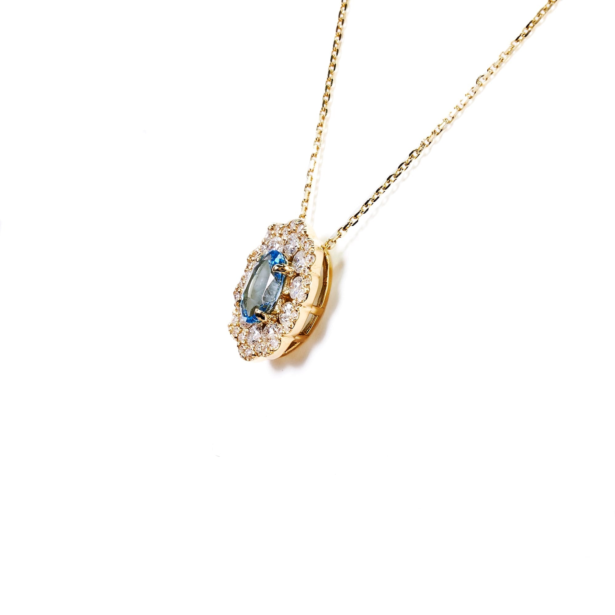 OVアクアマリンネックレス｜A Jewelry Box 公式通販サイト