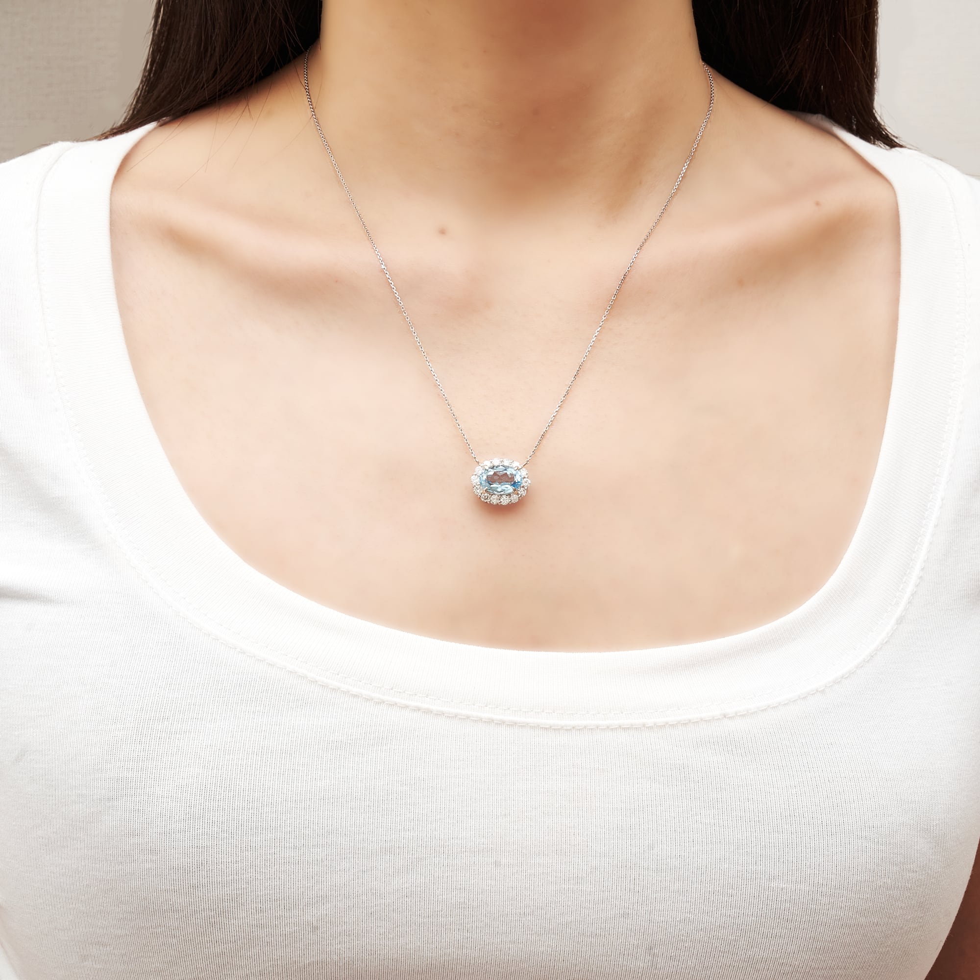 OV 2ctアクアマリンNC　PT900｜A Jewelry Box 公式通販サイト