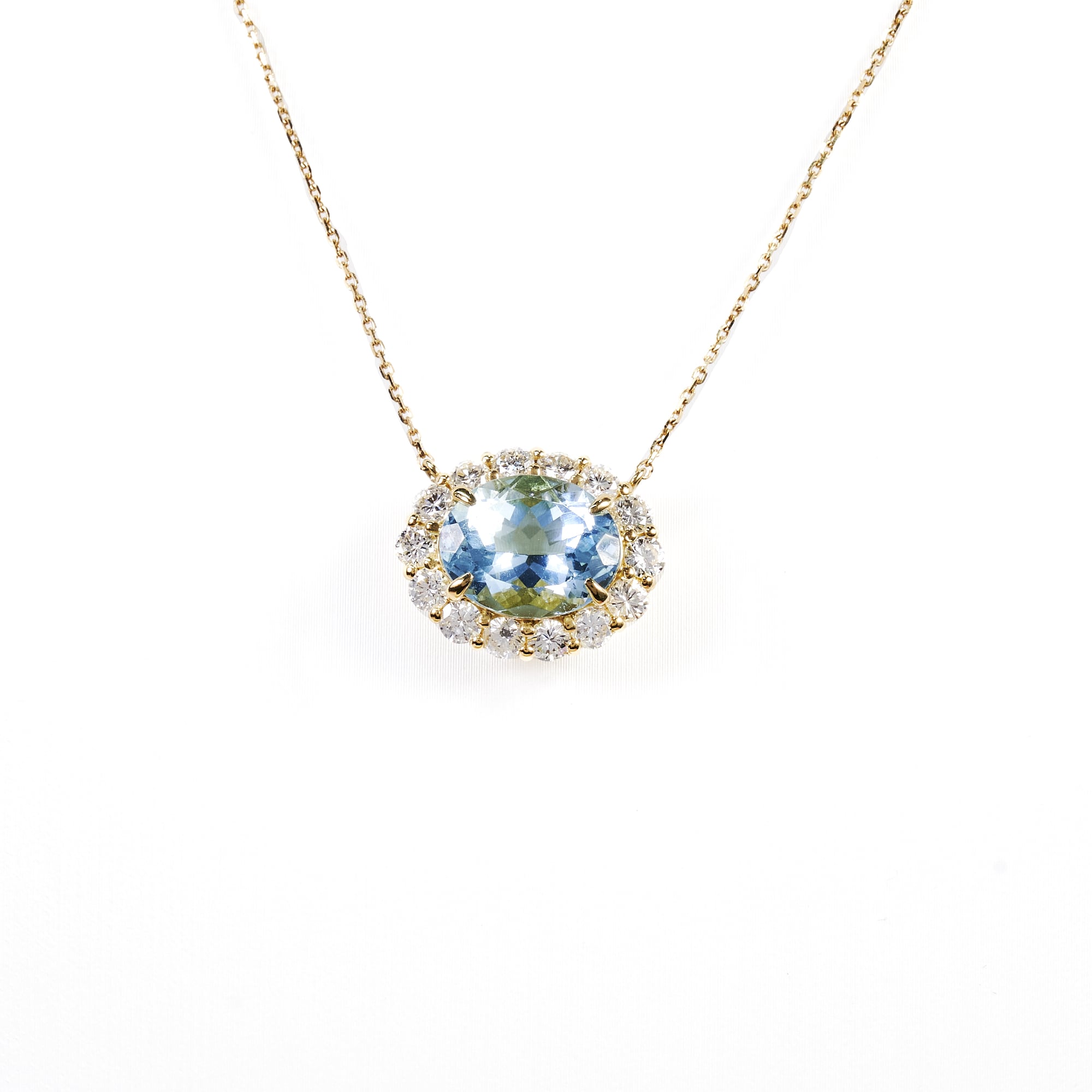 OV 3ctアクアマリンNC　K18YG｜A Jewelry Box 公式通販サイト