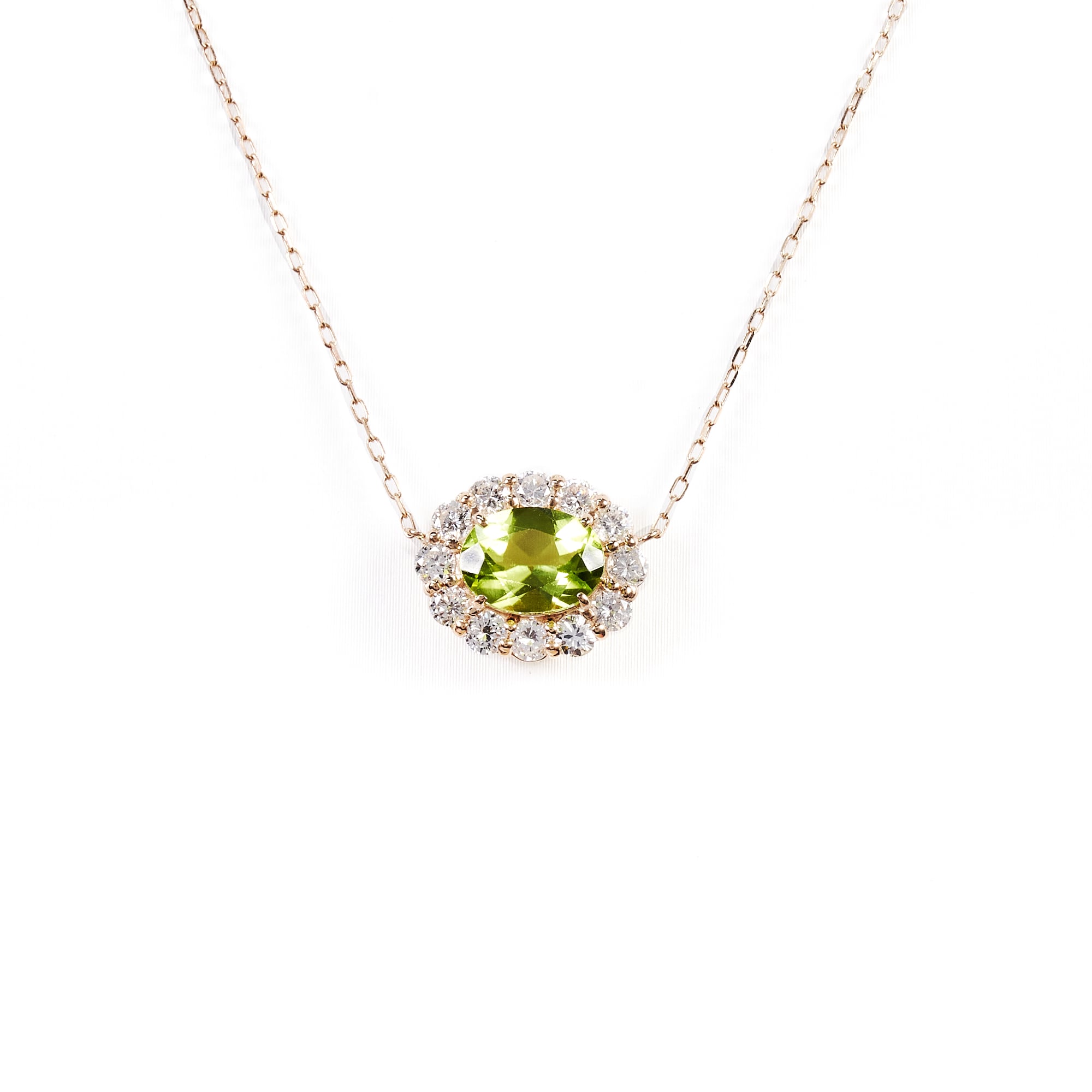 OV 1ct ペリドット　K18PG｜A Jewelry Box 公式通販サイト