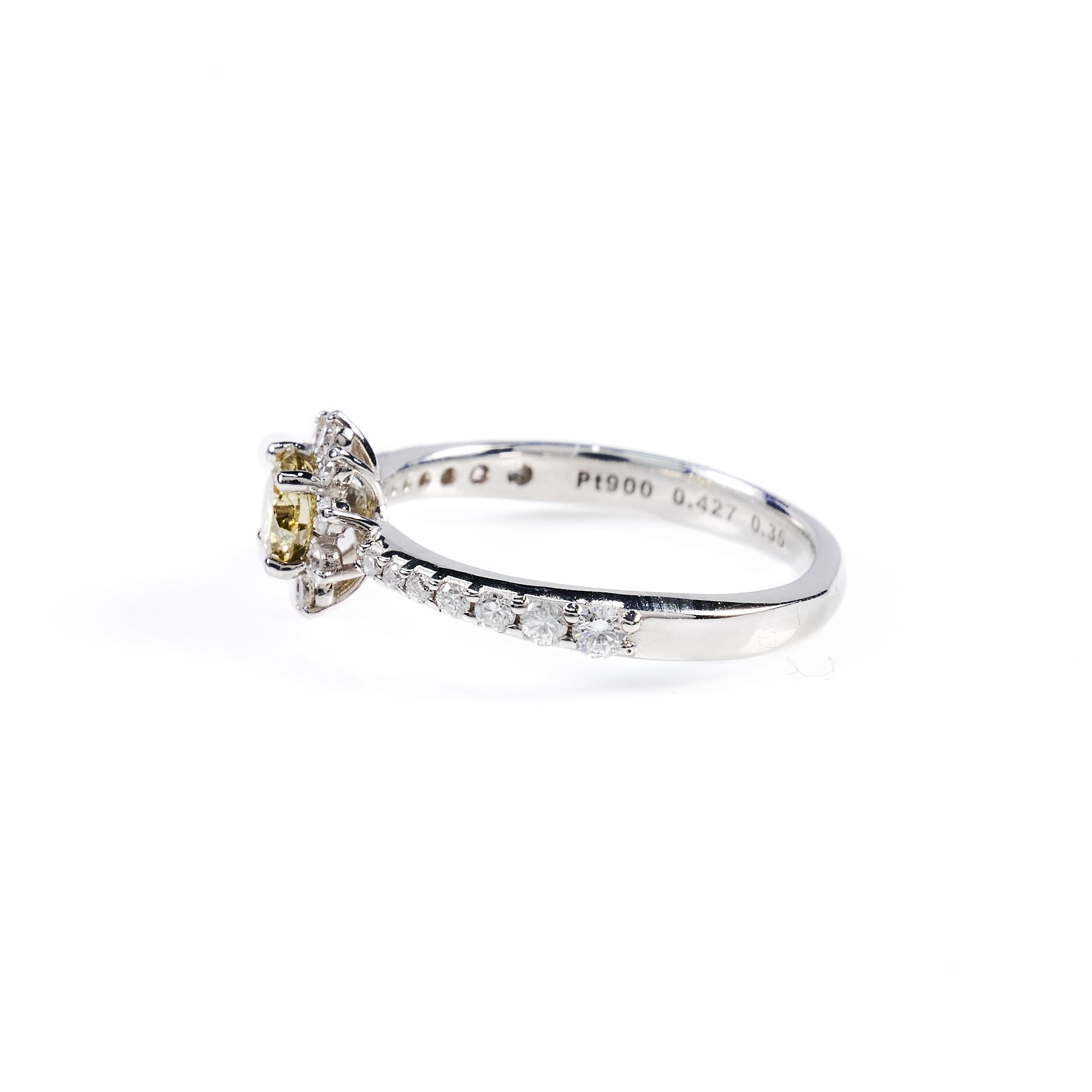 ROイエローダイヤリング　FY　SI2　RB｜A Jewelry Box 公式通販サイト