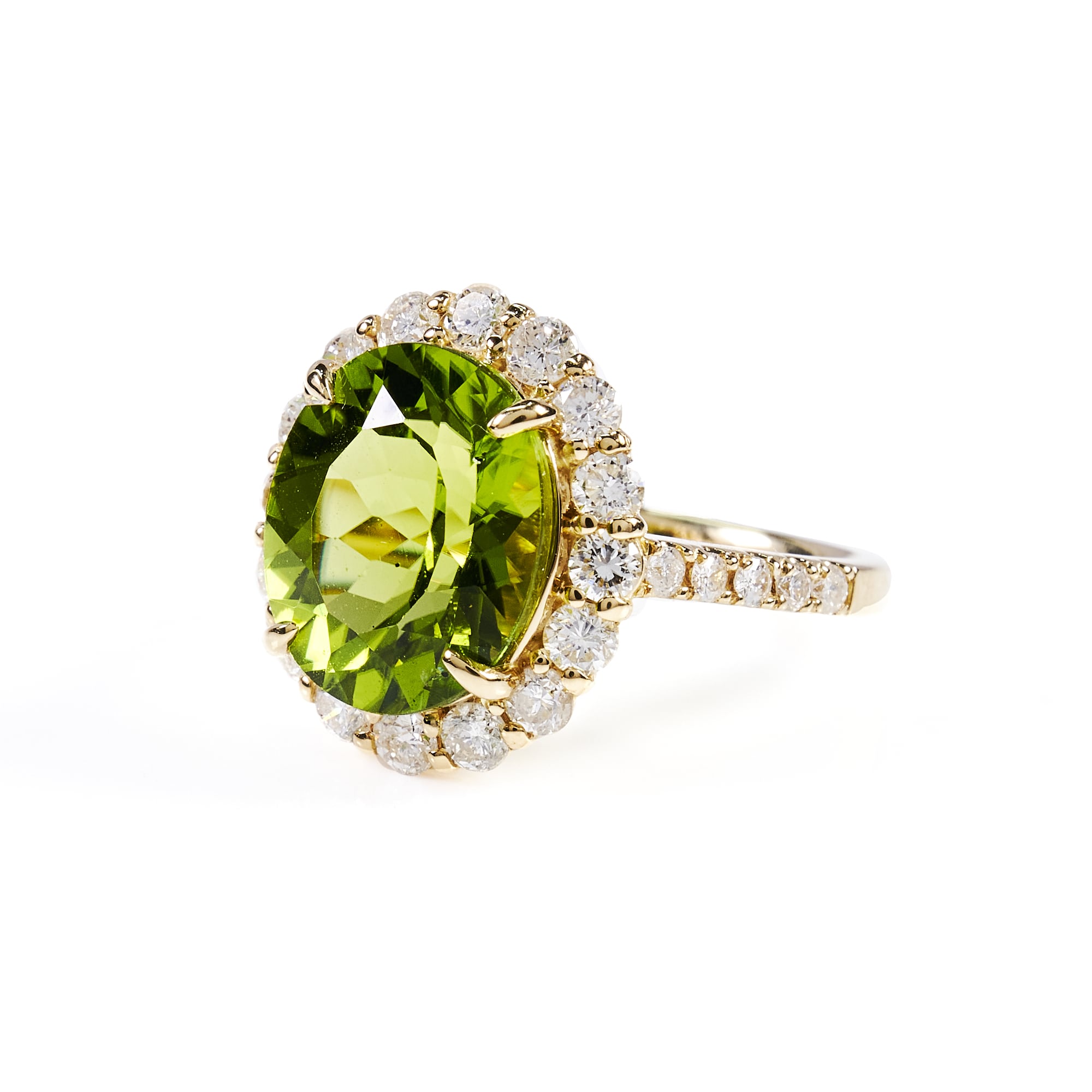 OVペリドット リングK18YG｜A Jewelry Box 公式通販サイト