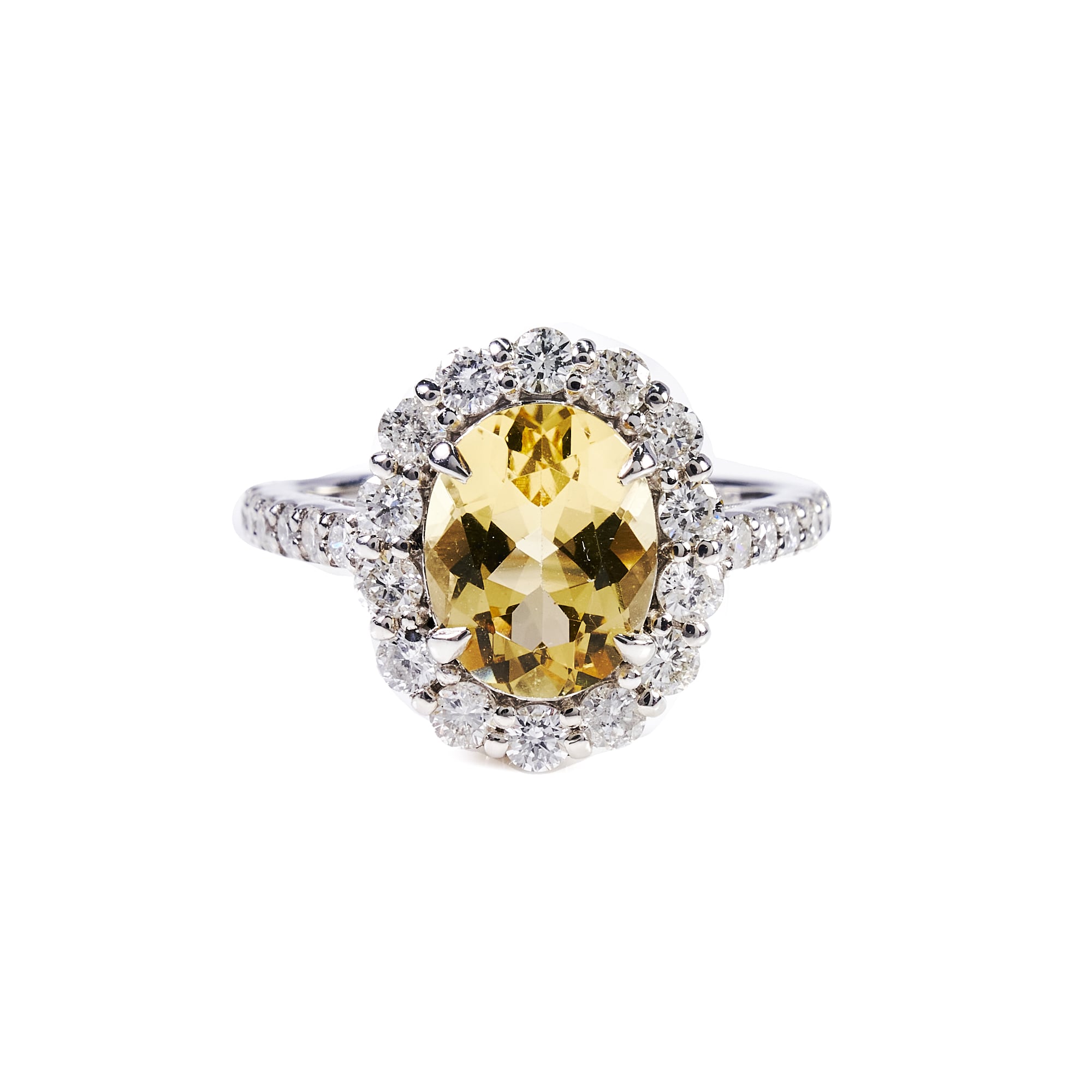 OVイエローベリルPT900｜A Jewelry Box 公式通販サイト