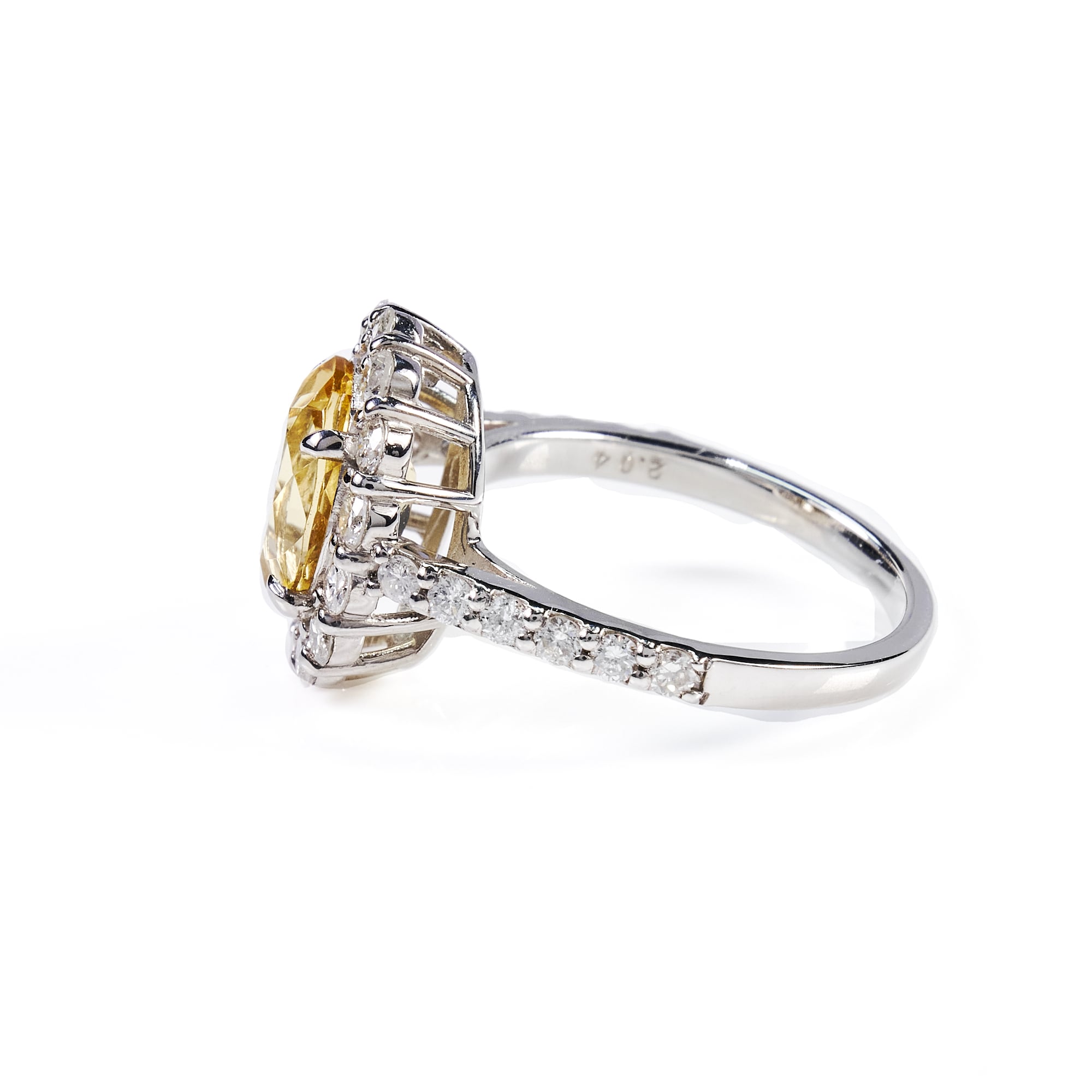 OVイエローベリルPT900｜A Jewelry Box 公式通販サイト