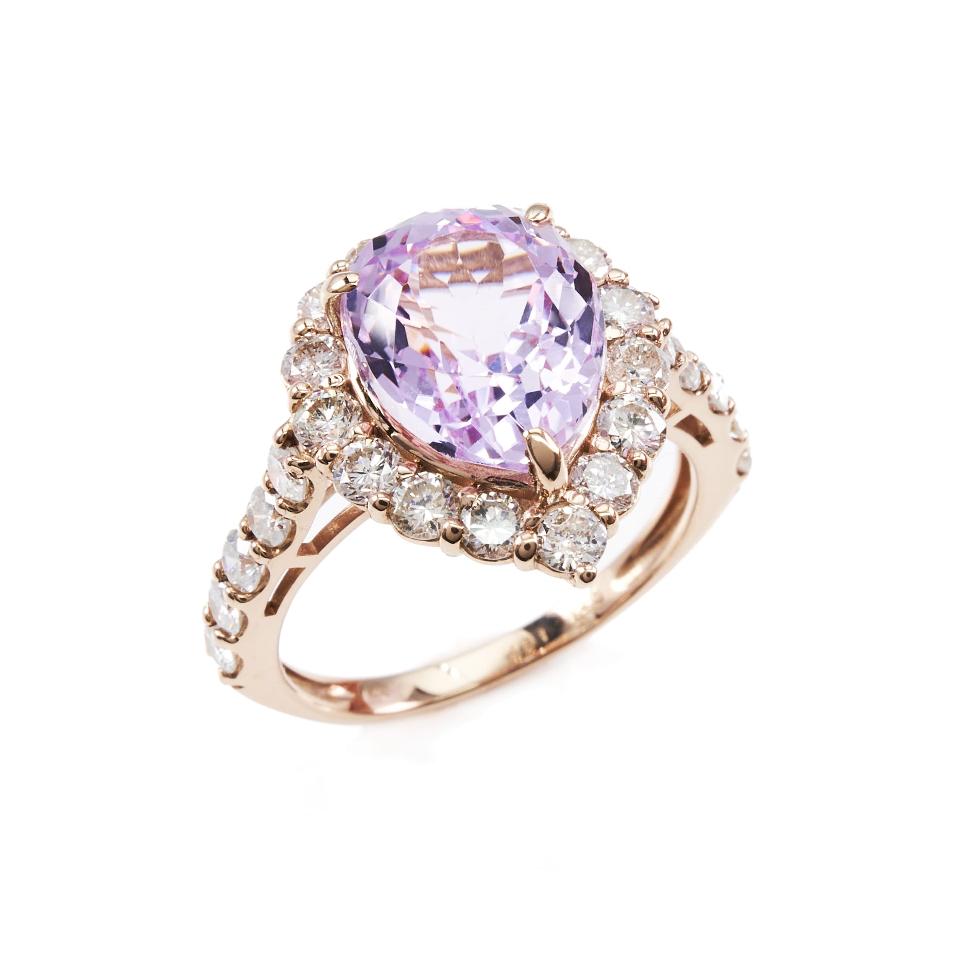 クンツァイト🍑リング　K18PG｜A Jewelry Box 公式通販サイト