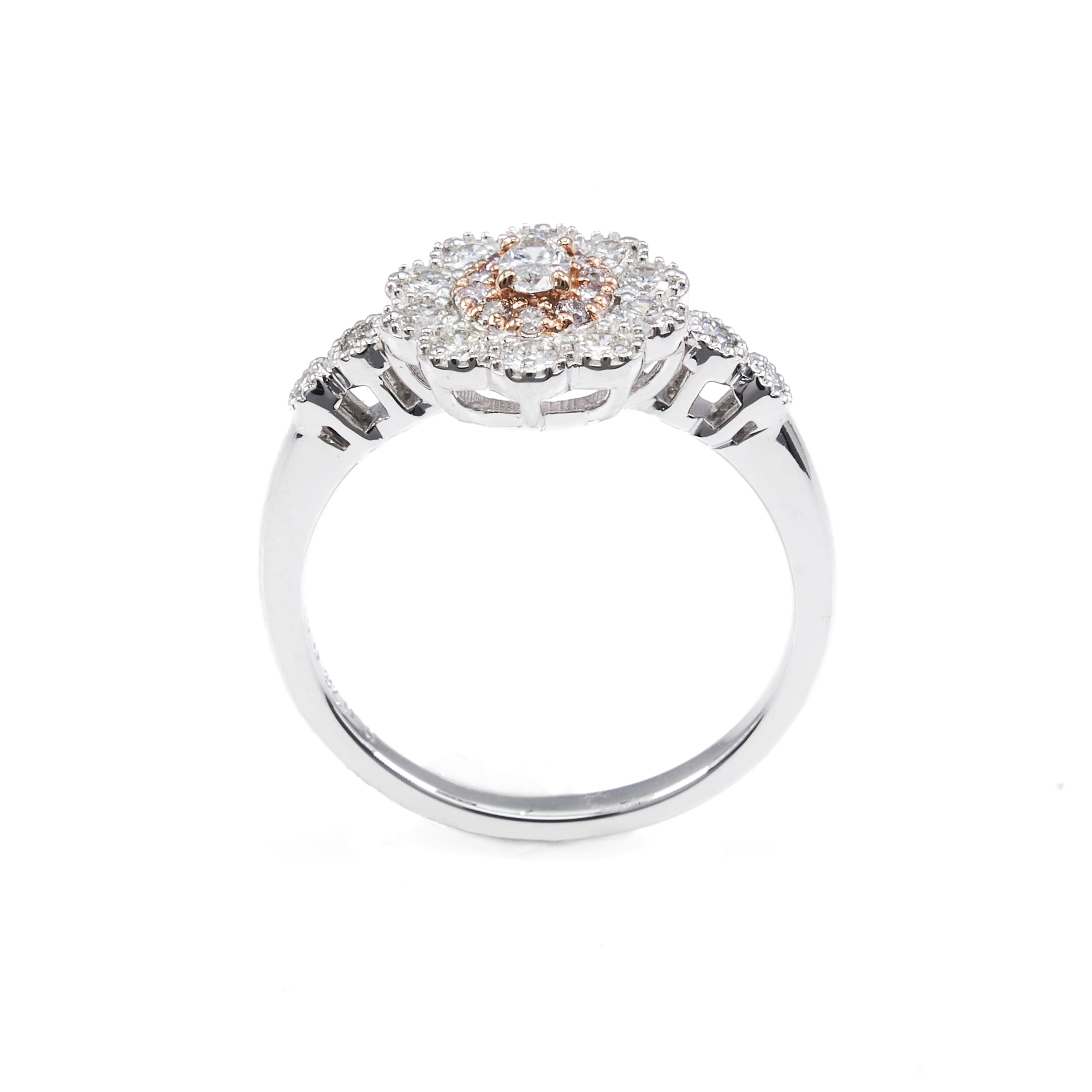 OVダイヤリング　PT950/K18PGコンビ　CGL付　SI1　G｜A Jewelry Box 公式通販サイト