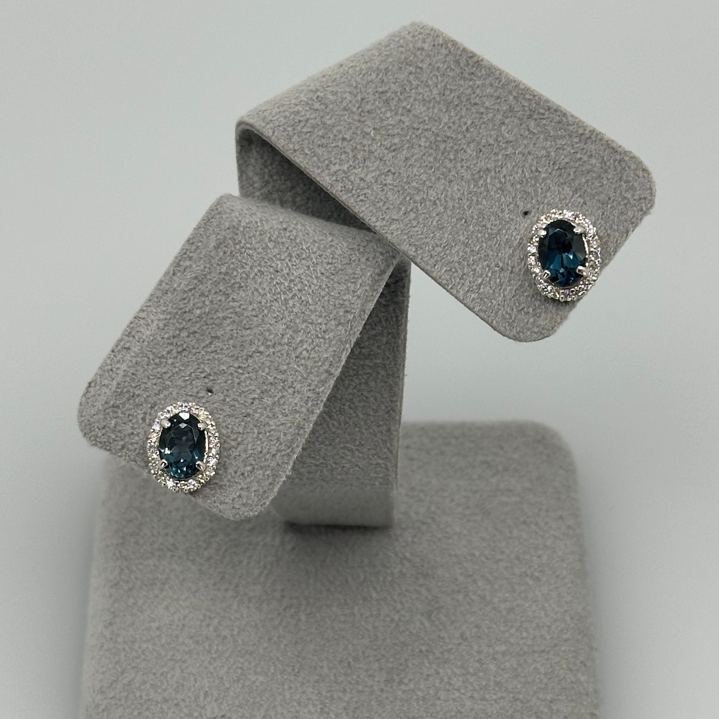 ［新作/個数限定/ミスト］ピアス　ロンドンブルートパーズ/モルガナイト