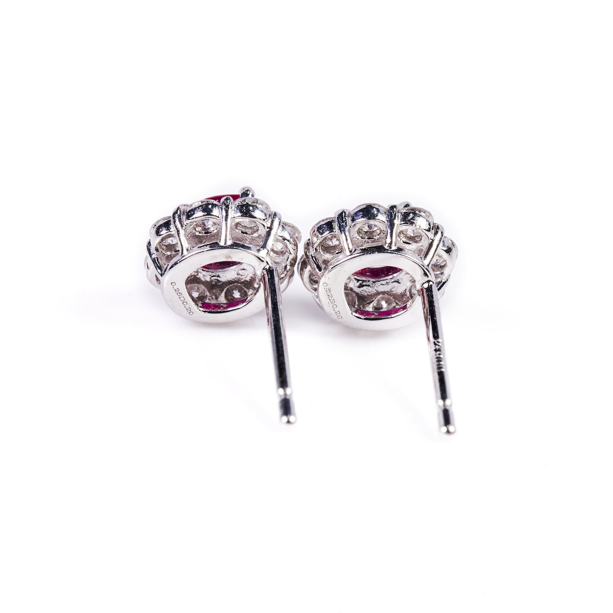 OVルビープラチナピアス｜A Jewelry Box 公式通販サイト