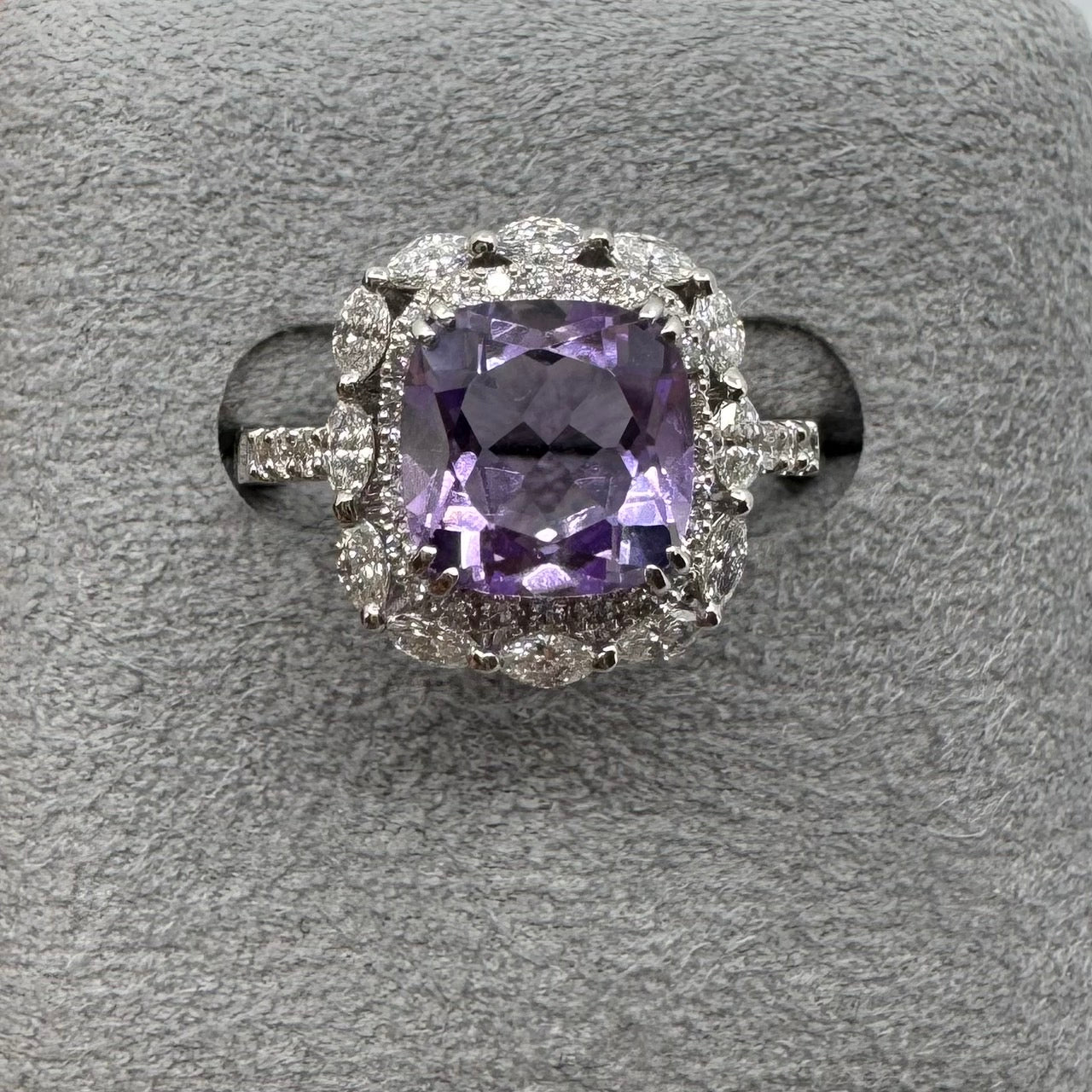 【マドンナリリー】リング ライトアメジスト/グリーンアメジスト｜A Jewelry Box 公式通販サイト