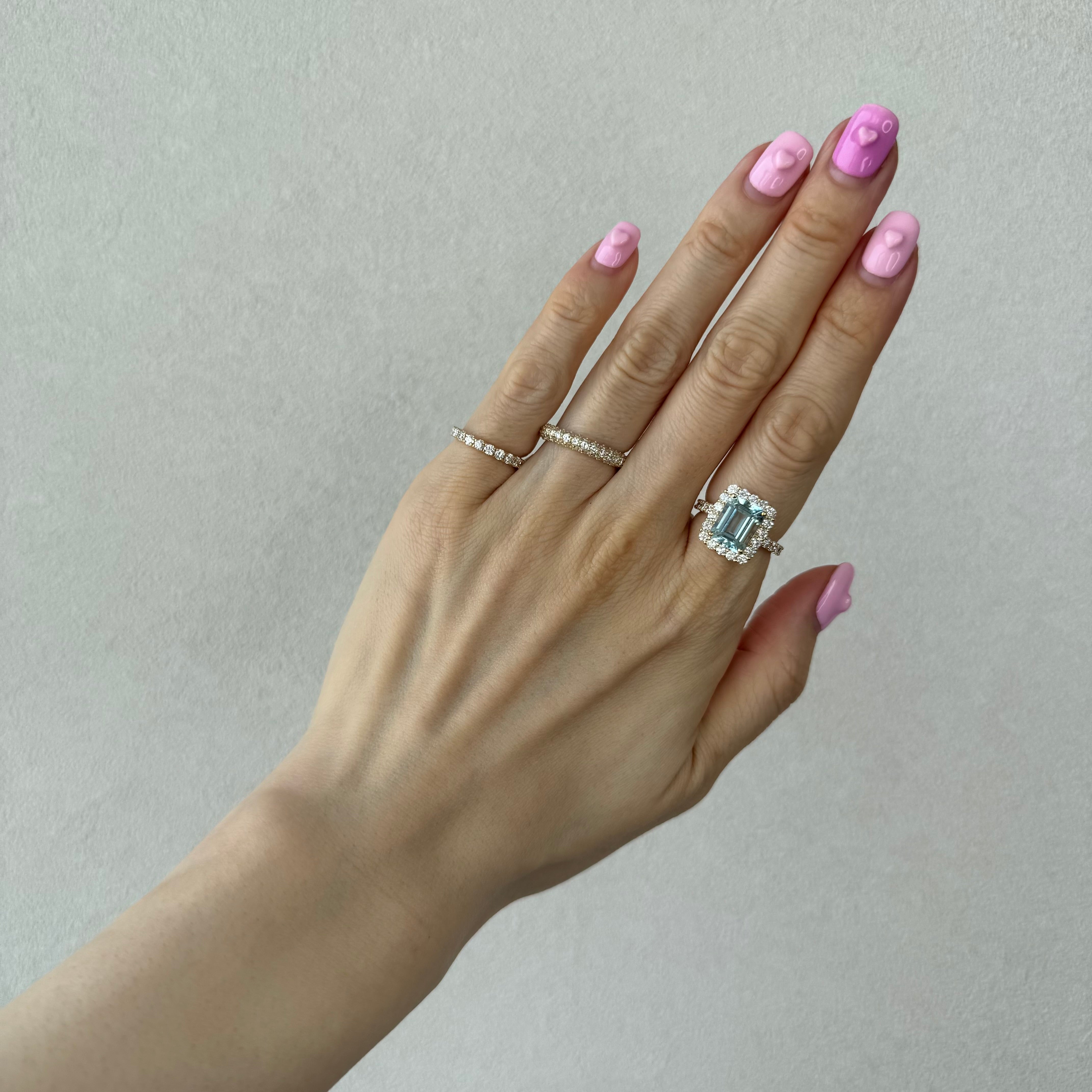 ［湖のドレス］リング アクアマリン｜A Jewelry Box 公式通販サイト